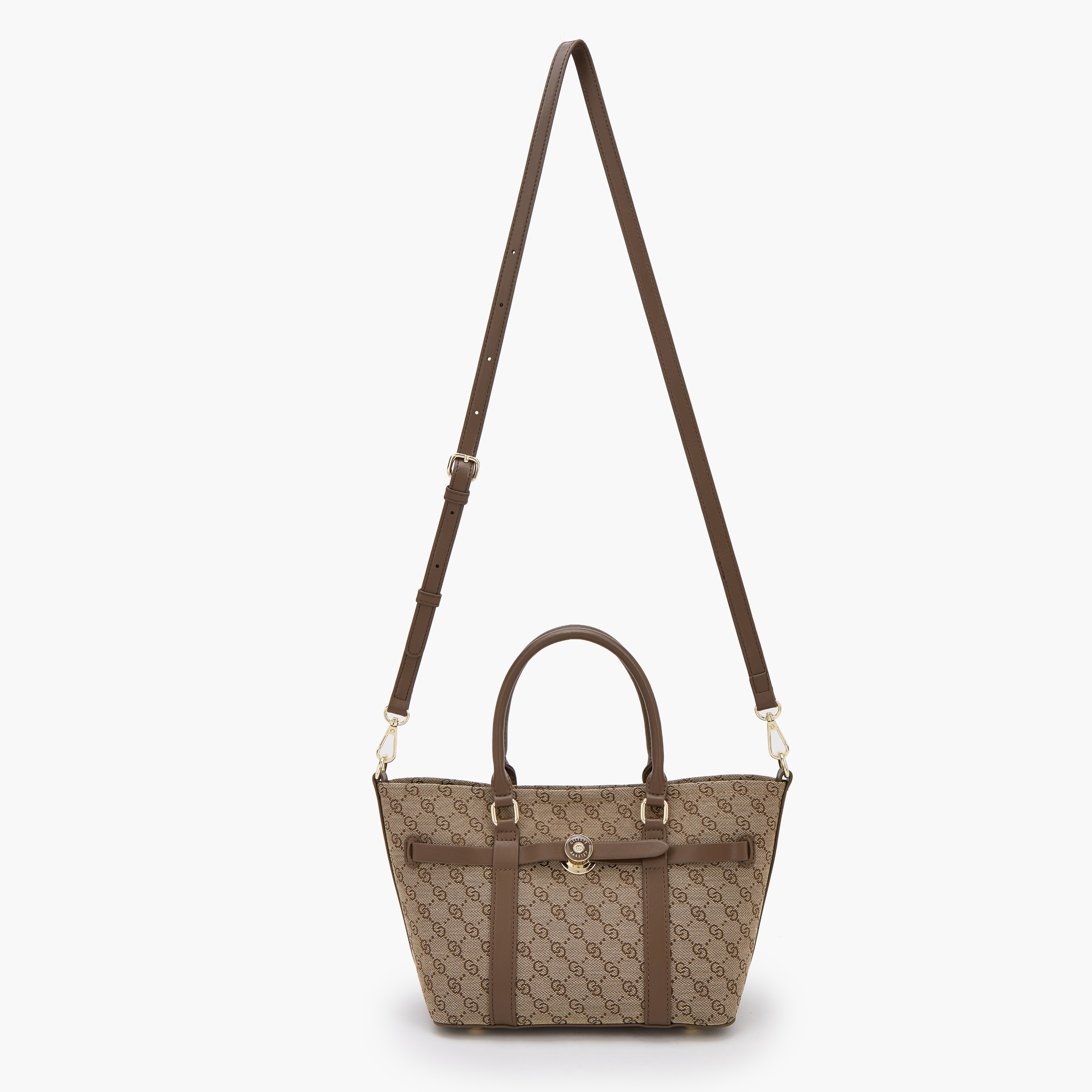 Celeste Monogram Print Tote Bag with Pouch-women-bagsandwallets-handbags-image-3