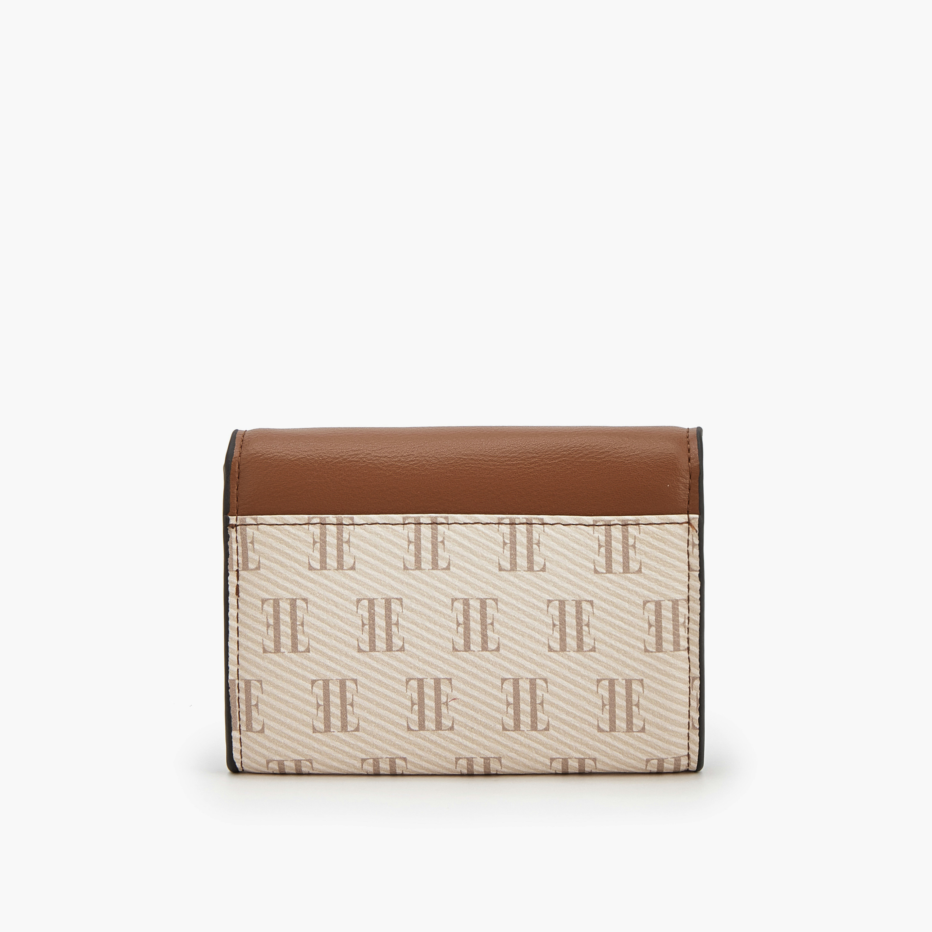 Elle Monogram Wallet with Magnetic Snap Closure-women-bagsandwallets-wallets-image-2