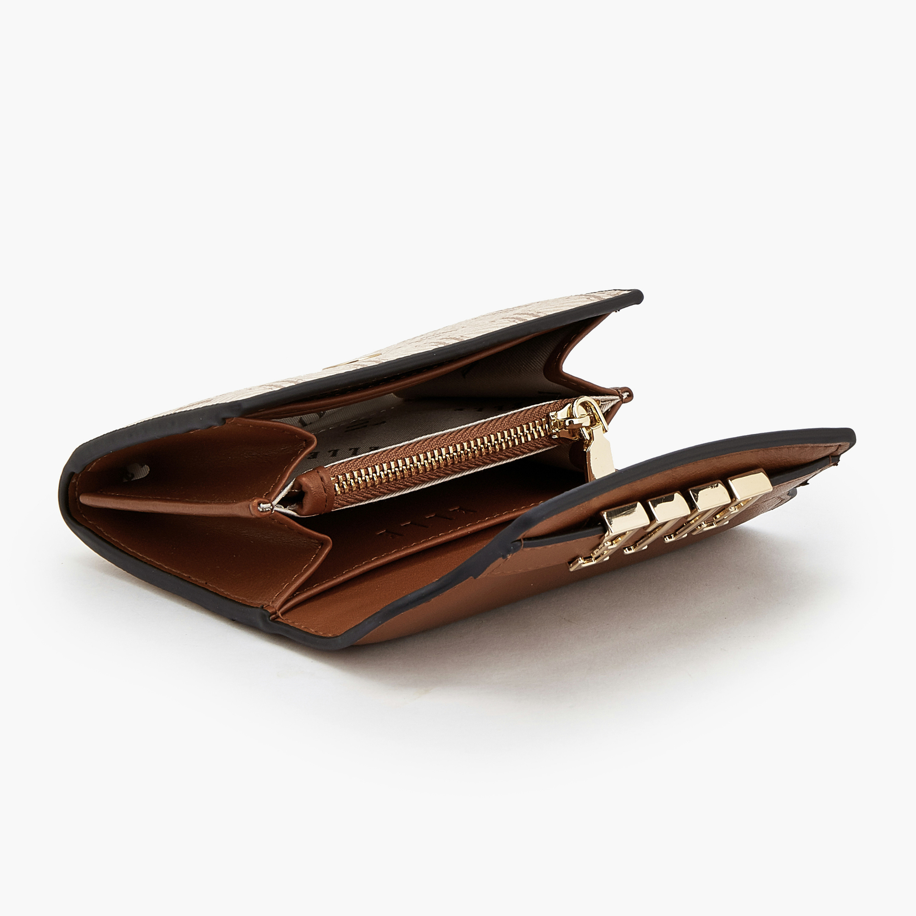 Elle Monogram Wallet with Magnetic Snap Closure-women-bagsandwallets-wallets-image-6