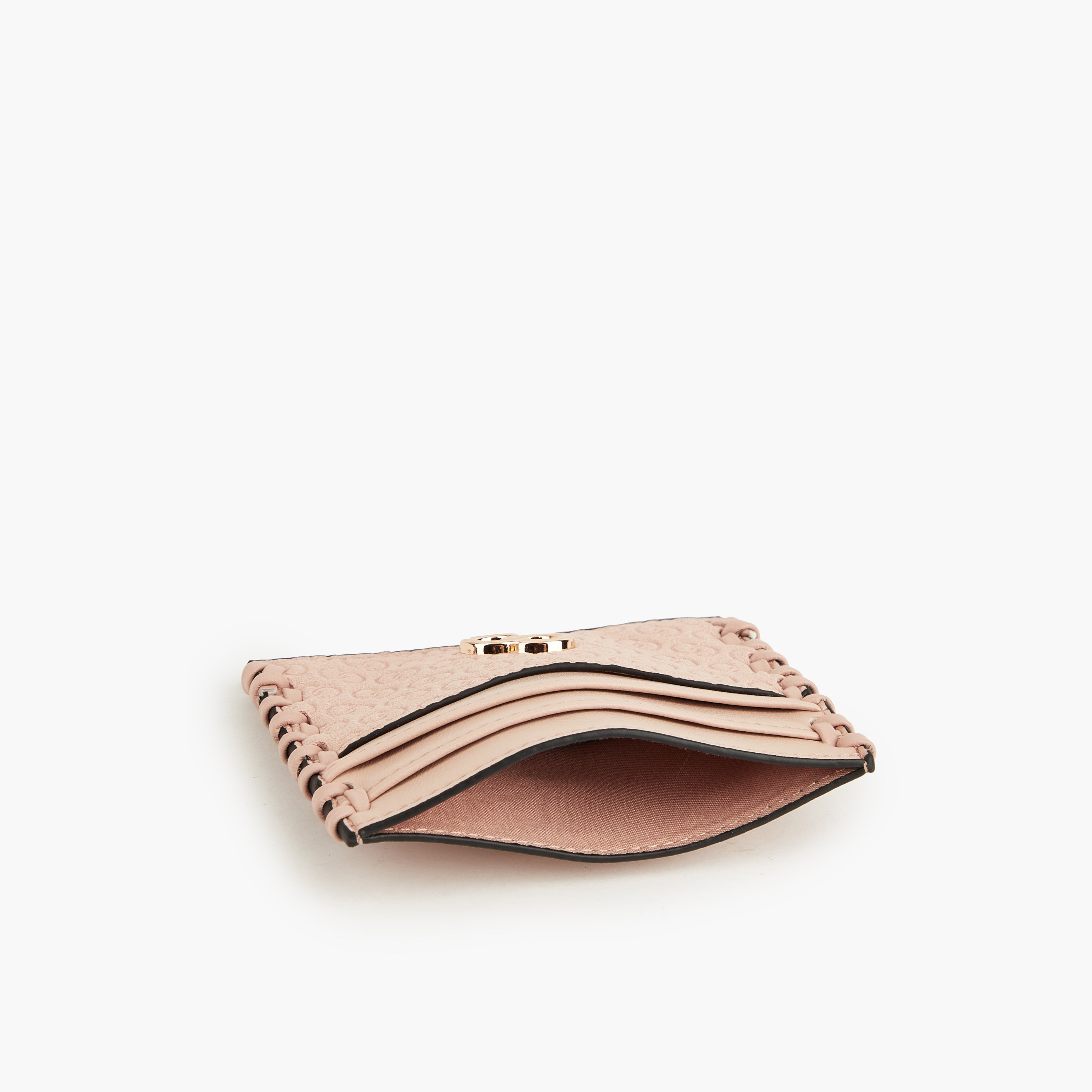 حافظة بطاقات بنقوش مونوجرام من سيليست-women-bagsandwallets-wallets-image-7