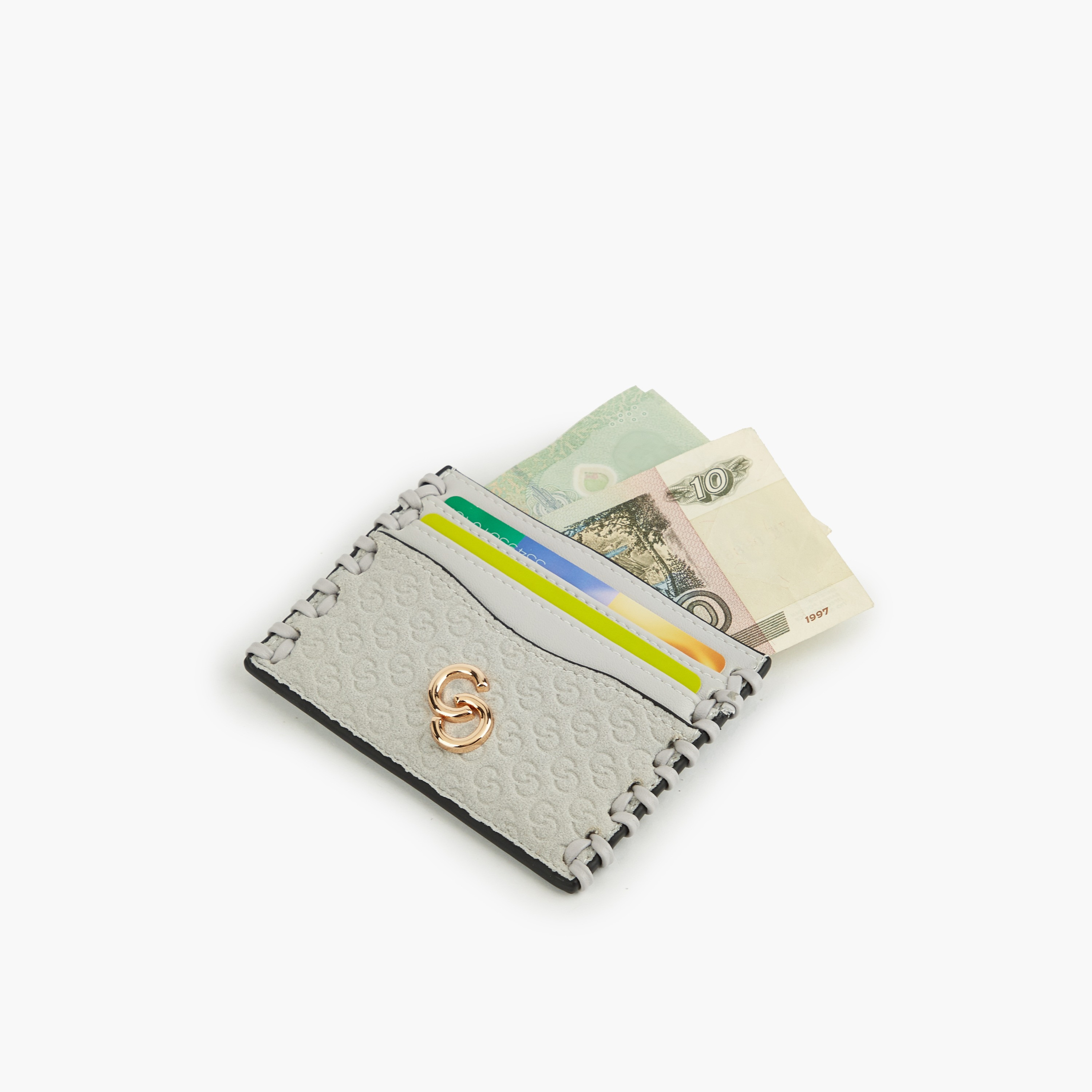 Celeste Monogram Embossed Card Holder-women-bagsandwallets-wallets-image-6