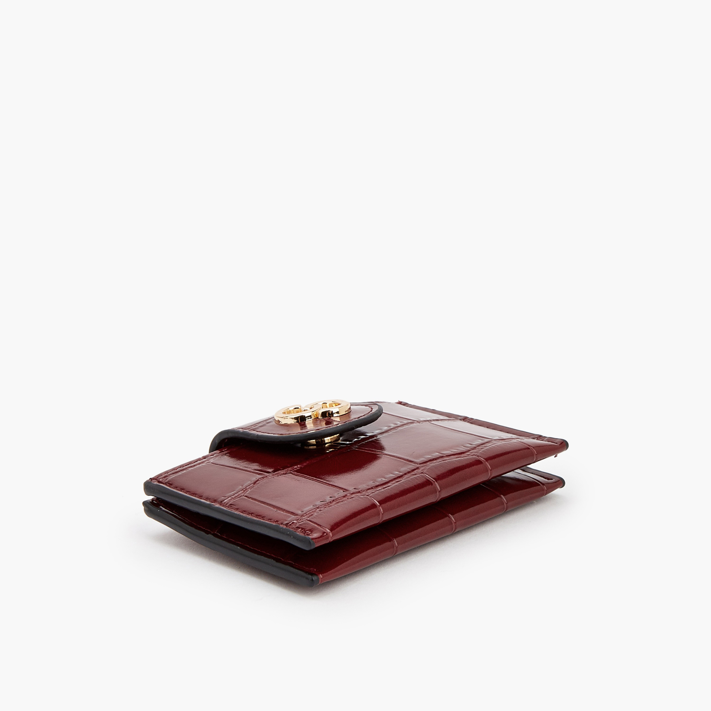 محفظة بارزة الملمس بطية بزر من سيليست-women-bagsandwallets-wallets-image-4