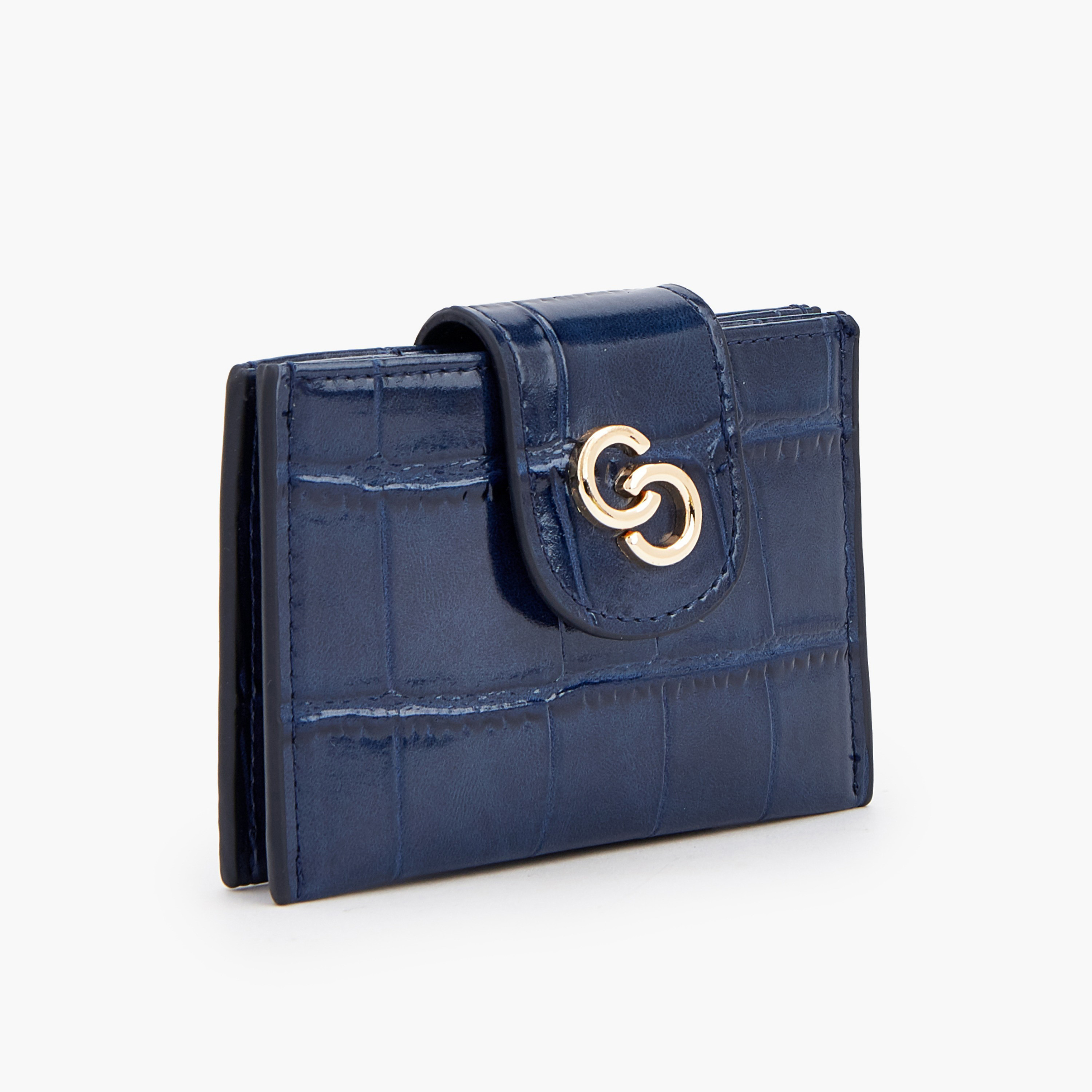 محفظة بارزة الملمس بطية بزر من سيليست-women-bagsandwallets-wallets-image-2