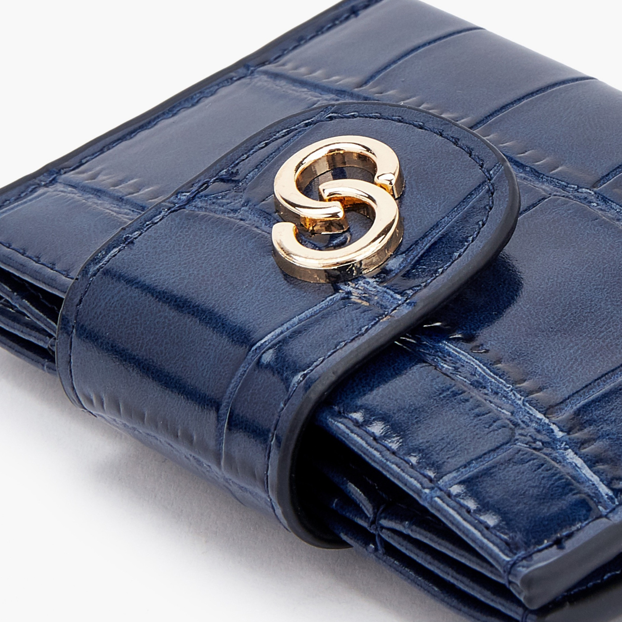 محفظة بارزة الملمس بطية بزر من سيليست-women-bagsandwallets-wallets-image-5