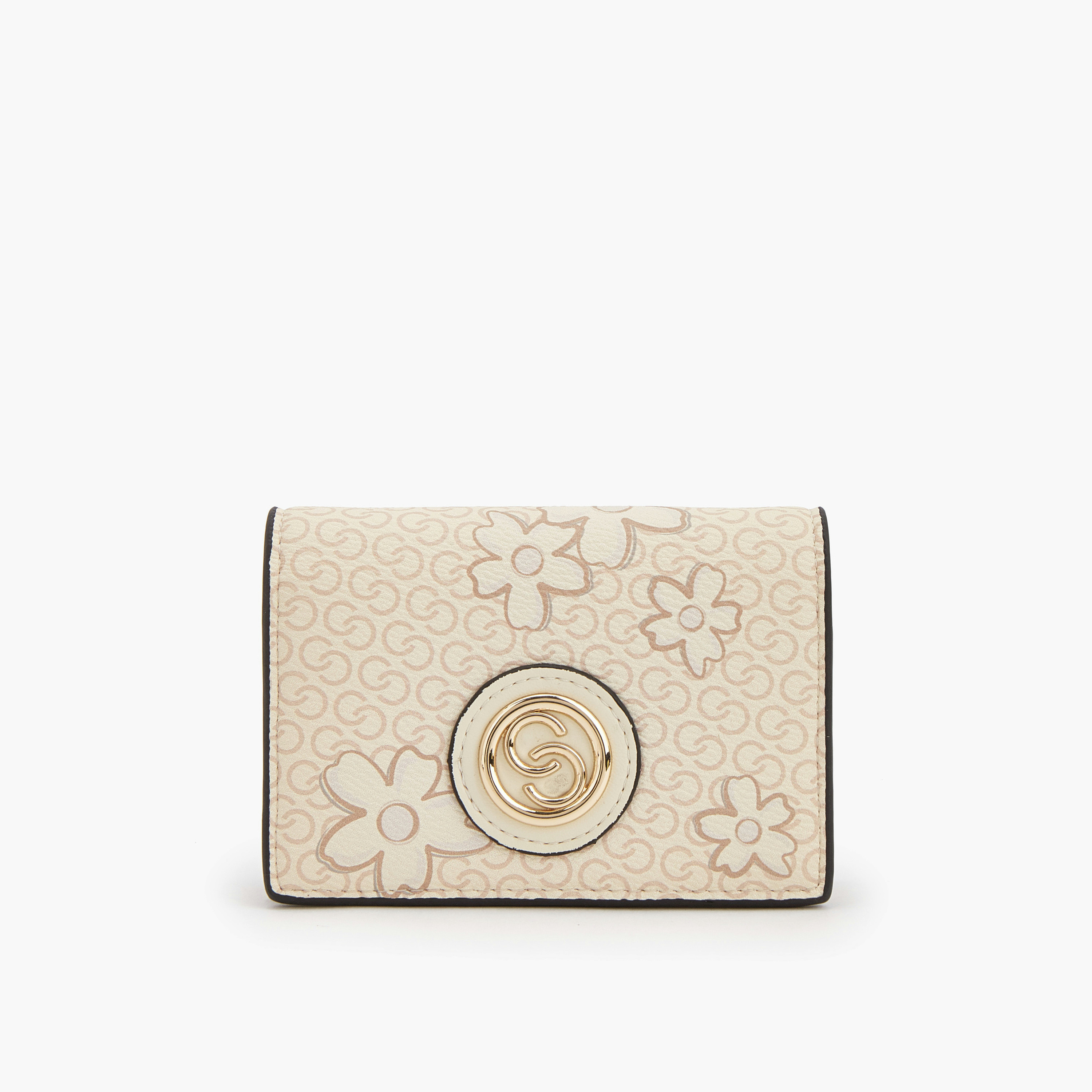 محفظة بزر إغلاق وطبعات مونوجرام من سيليست-women-bagsandwallets-wallets-image-1