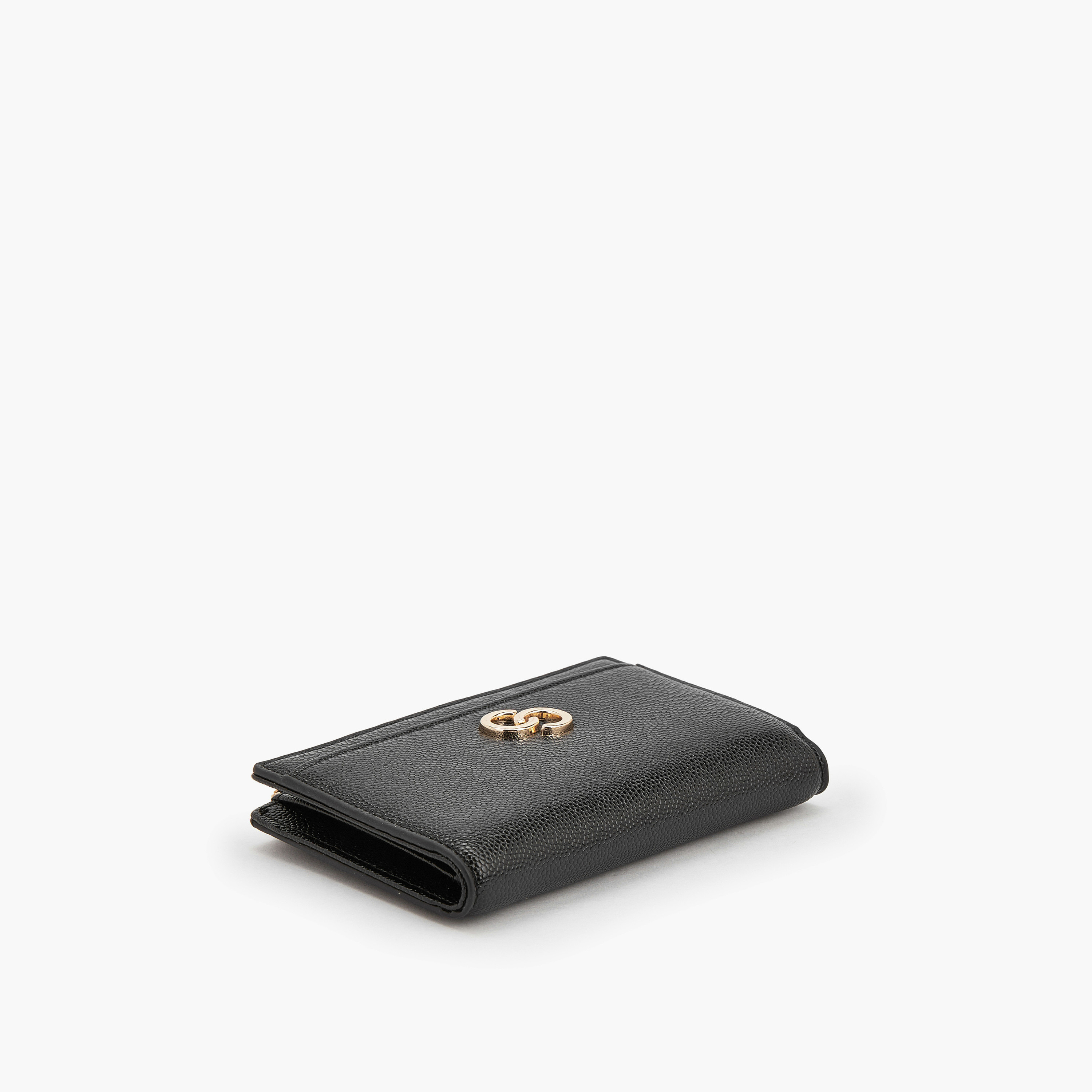 Celeste Safiano Textured Wallet with Button Closure-women-bagsandwallets-wallets-image-4