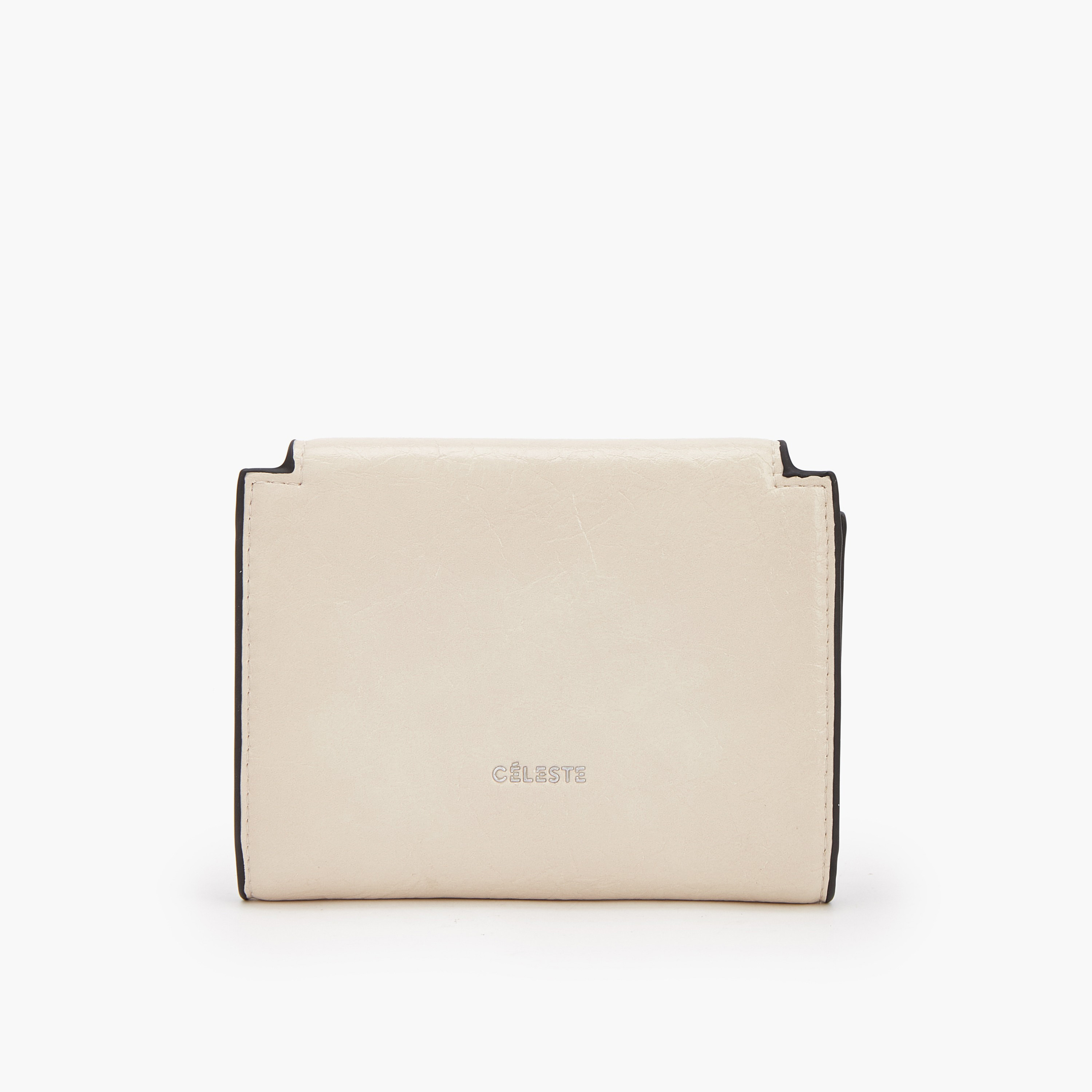 محفظة سيليست بنقشة بارزة وقفل دوار أنيق-women-bagsandwallets-wallets-image-2