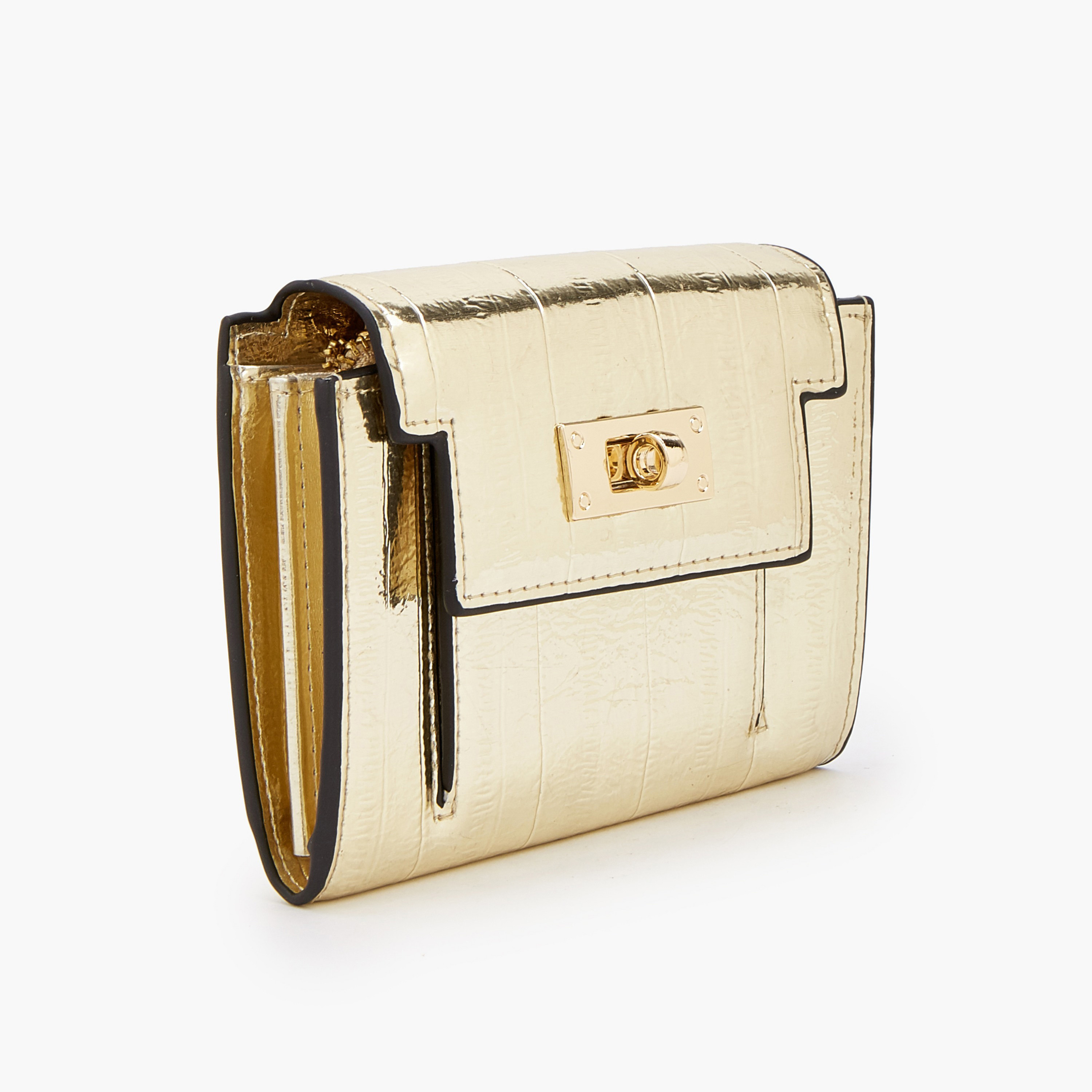 محفظة ميتاليك بقفل دوار من سيليست-women-bagsandwallets-wallets-image-3