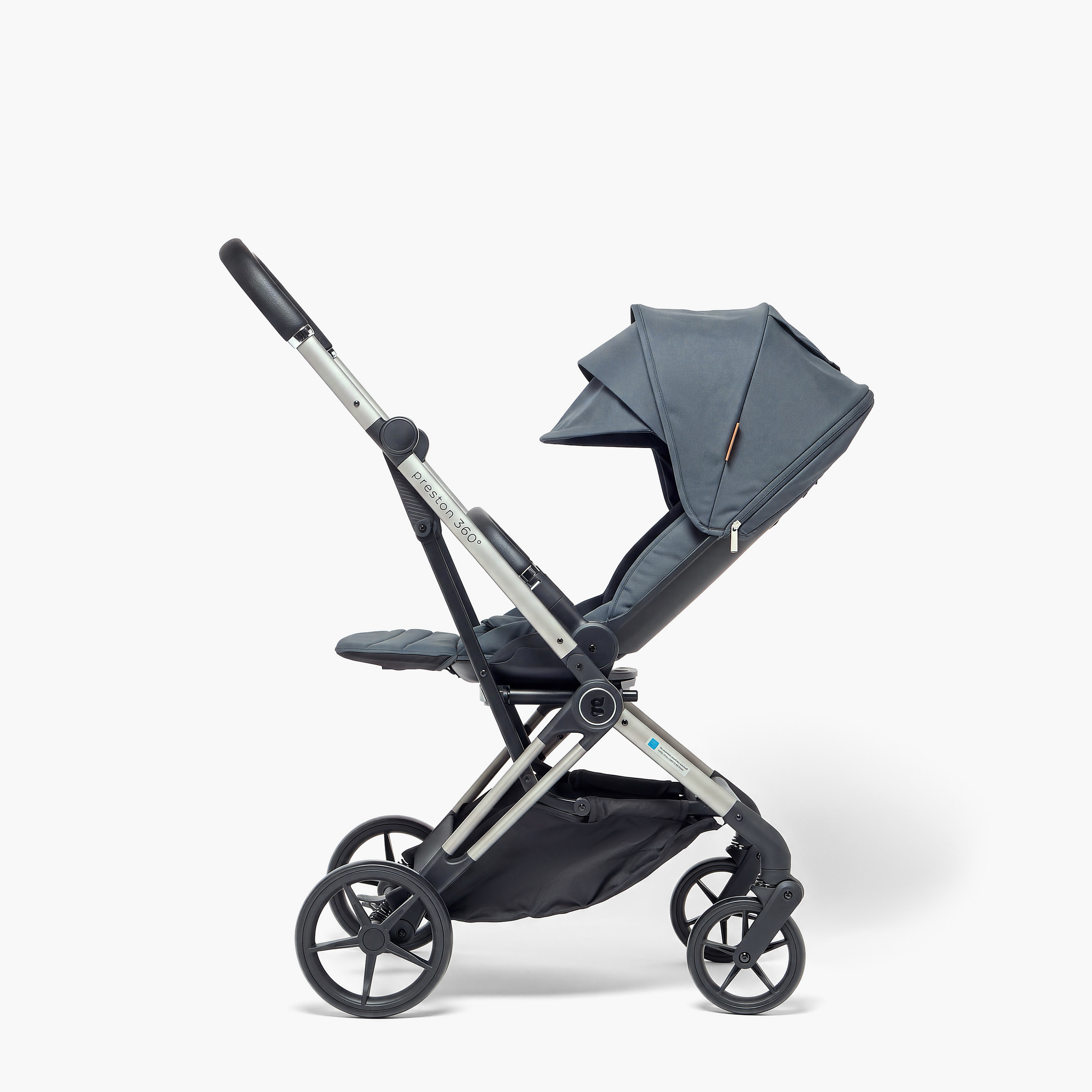 Giggles Preston 360 Stroller with 3-Position Adjustable Backrest and All-Wheel Suspension-baby-gear-strollersandprams-strollers-image-3