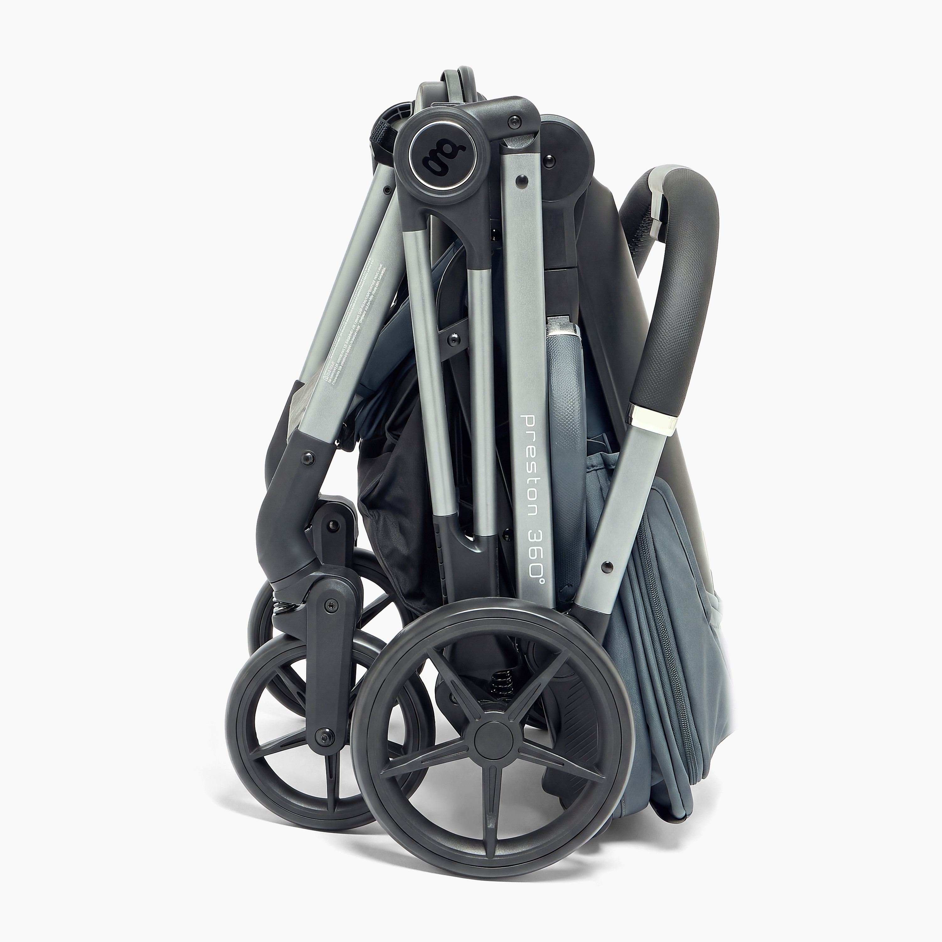 Giggles Preston 360 Stroller with 3-Position Adjustable Backrest and All-Wheel Suspension-baby-gear-strollersandprams-strollers-image-4