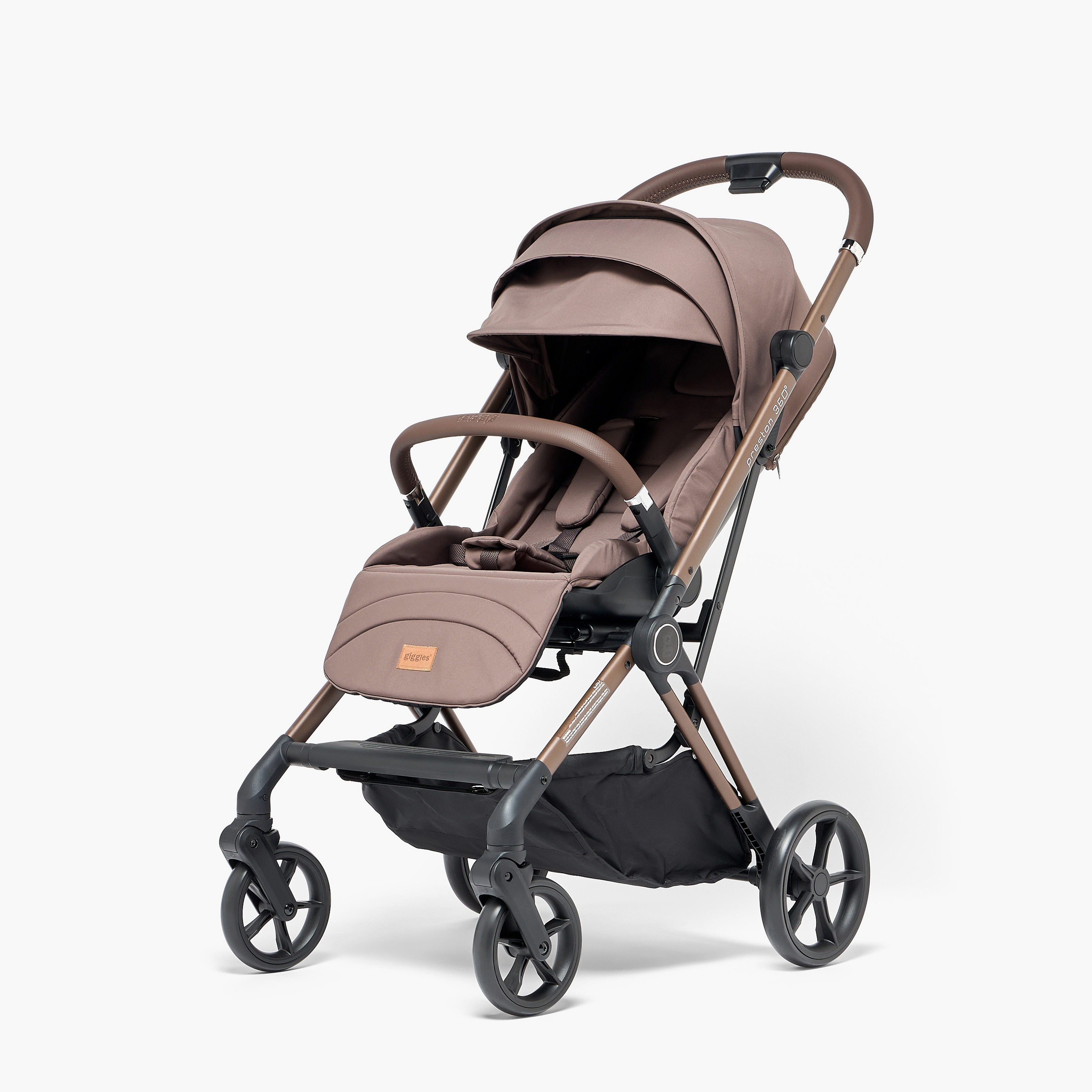 Giggles Preston 360 Stroller with 3-Position Adjustable Backrest and All-Wheel Suspension-baby-gear-strollersandprams-strollers-image-1