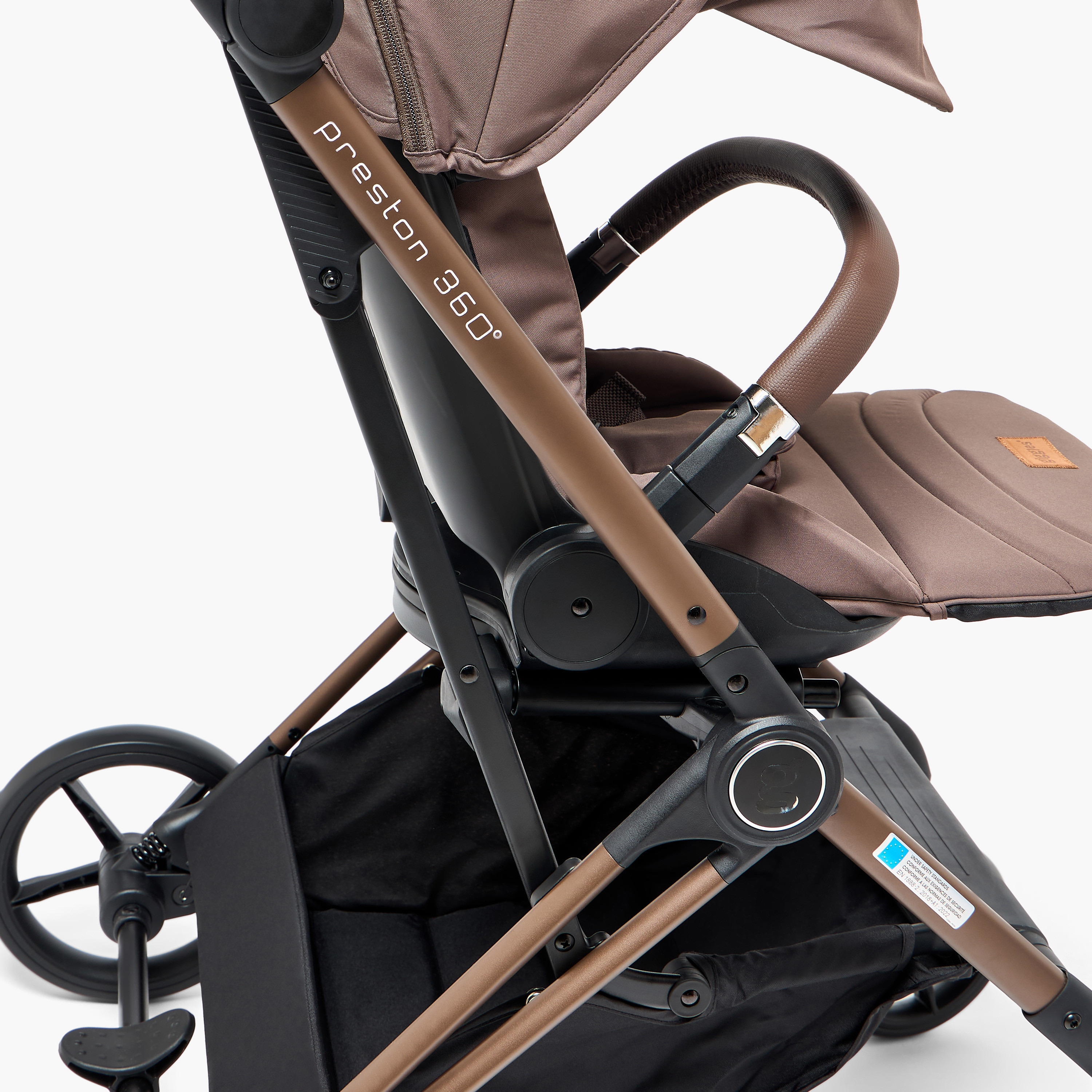 Giggles Preston 360 Stroller with 3-Position Adjustable Backrest and All-Wheel Suspension-baby-gear-strollersandprams-strollers-image-5