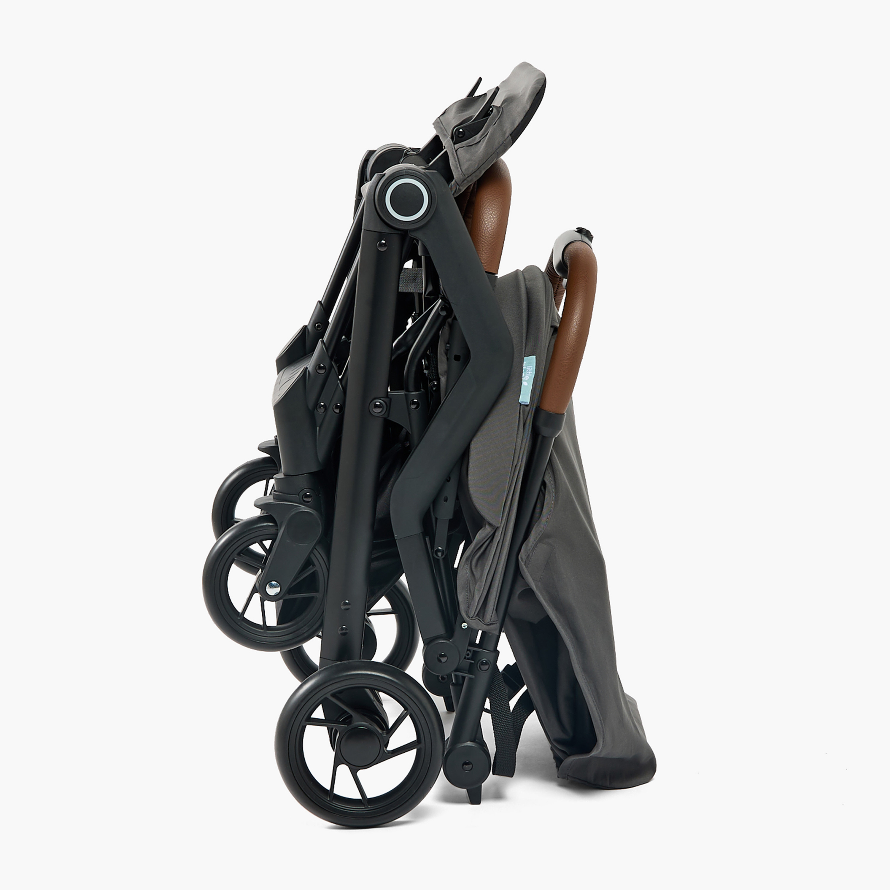 عربة أطفال إزرا بنظام الطي بنقرة واحدة مع مظلة من ليتل بلومرز-baby-gear-strollersandprams-strollers-image-4