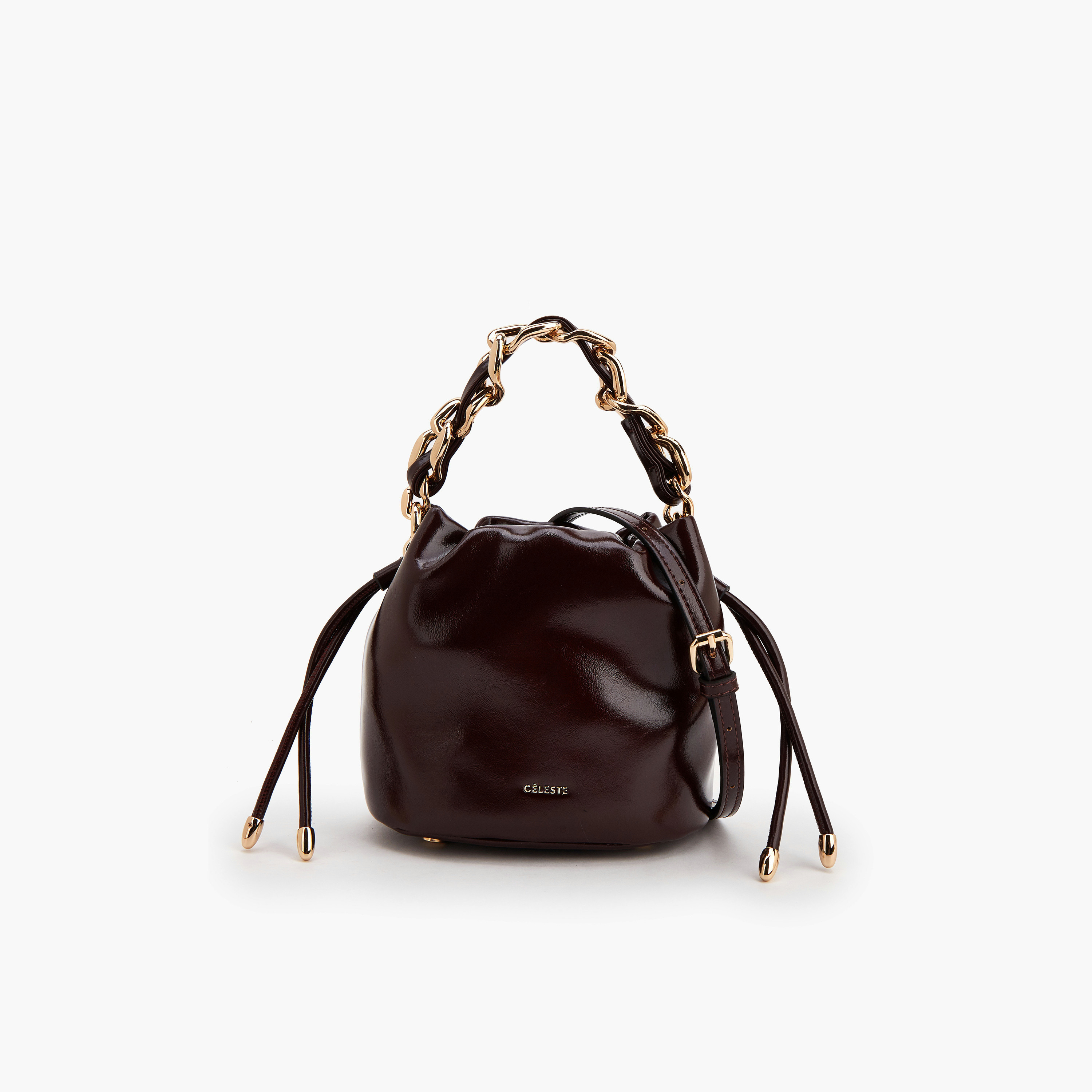 شنطة دلو برباط ومقبض سلسلة من سيليست-women-bagsandwallets-handbags-image-1