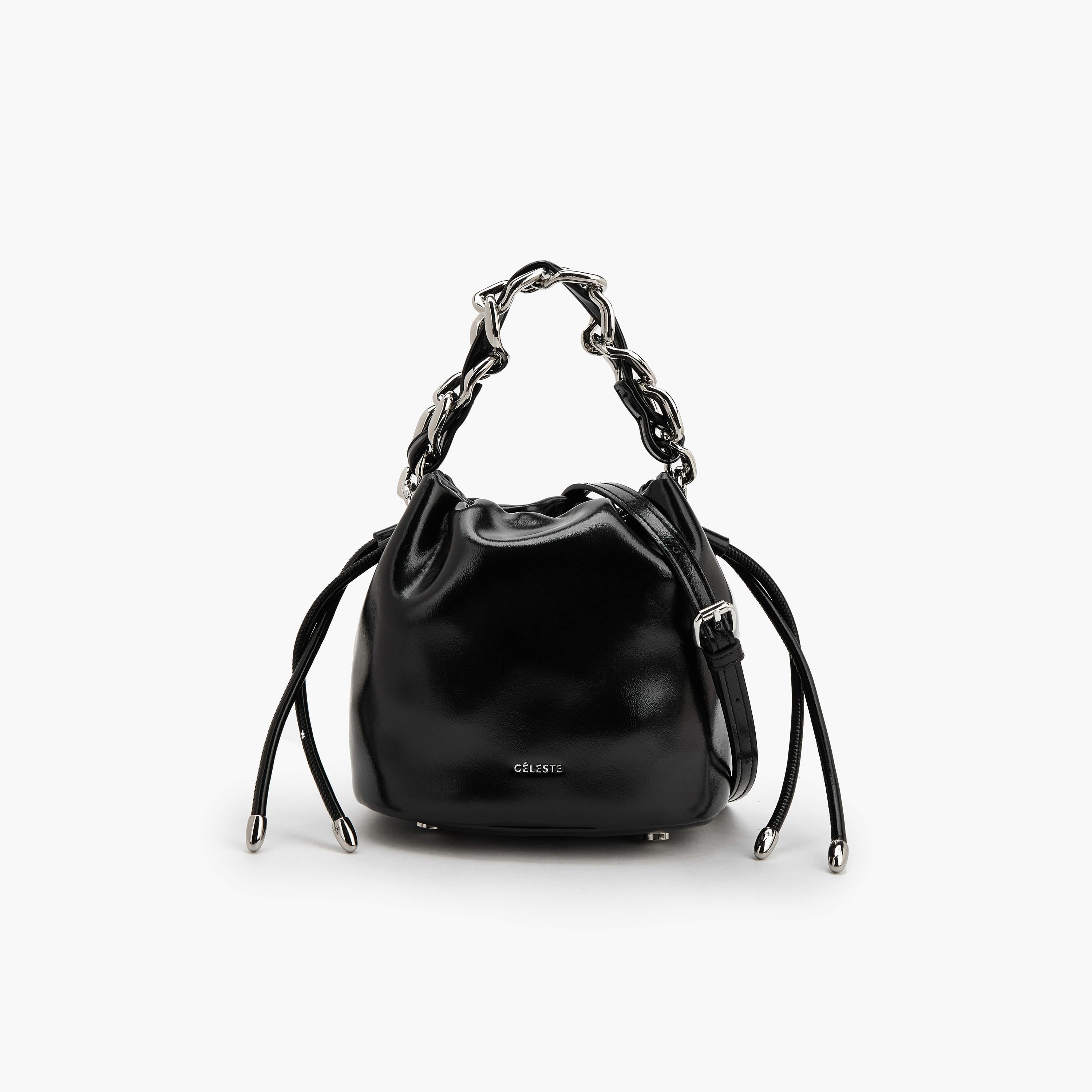 شنطة دلو برباط ومقبض سلسلة من سيليست-women-bagsandwallets-handbags-image-1