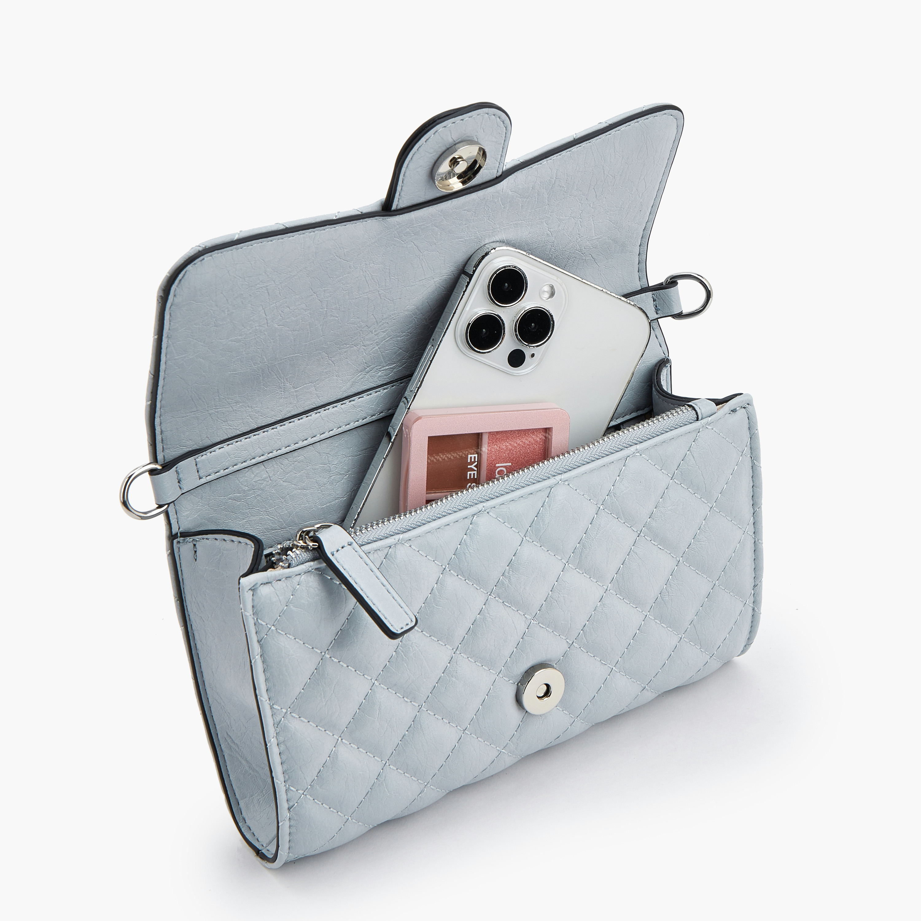 شنطة كروس بودي مبطنة بحزام سلسلة من سيليست-women-bagsandwallets-handbags-image-7
