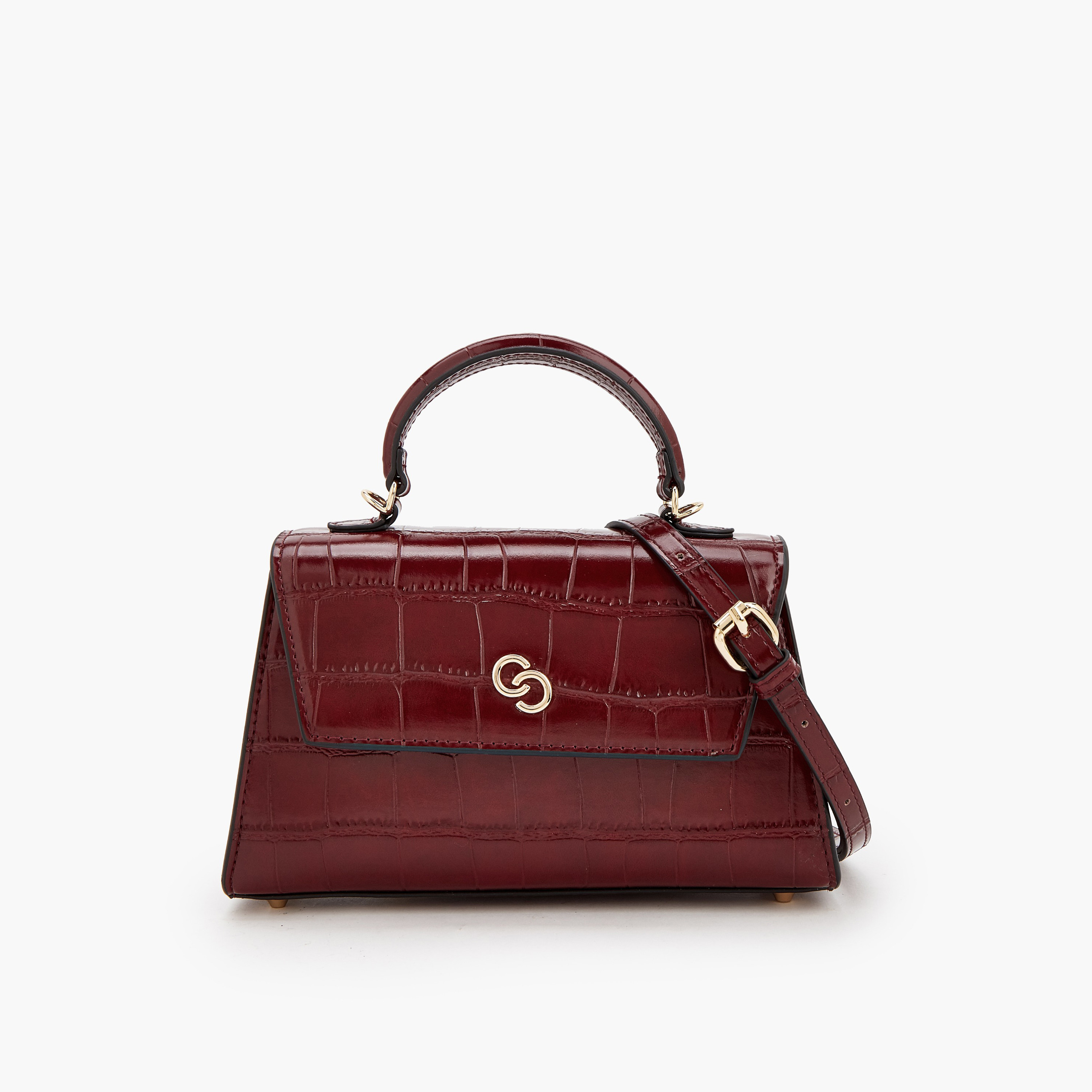 شنطة ساتشيل بارزة الملمس بزر إغلاق من سيليست-women-bagsandwallets-handbags-image-1