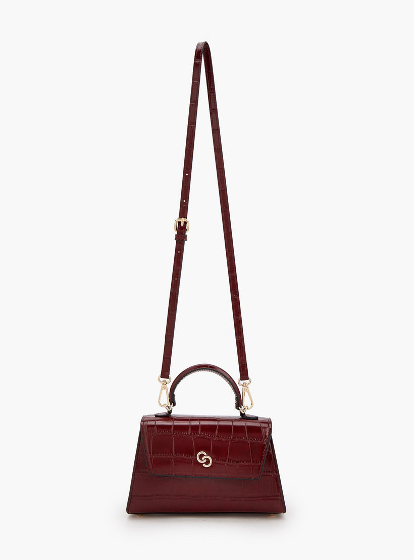 شنطة ساتشيل بارزة الملمس بزر إغلاق من سيليست-women-bagsandwallets-handbags-image-2