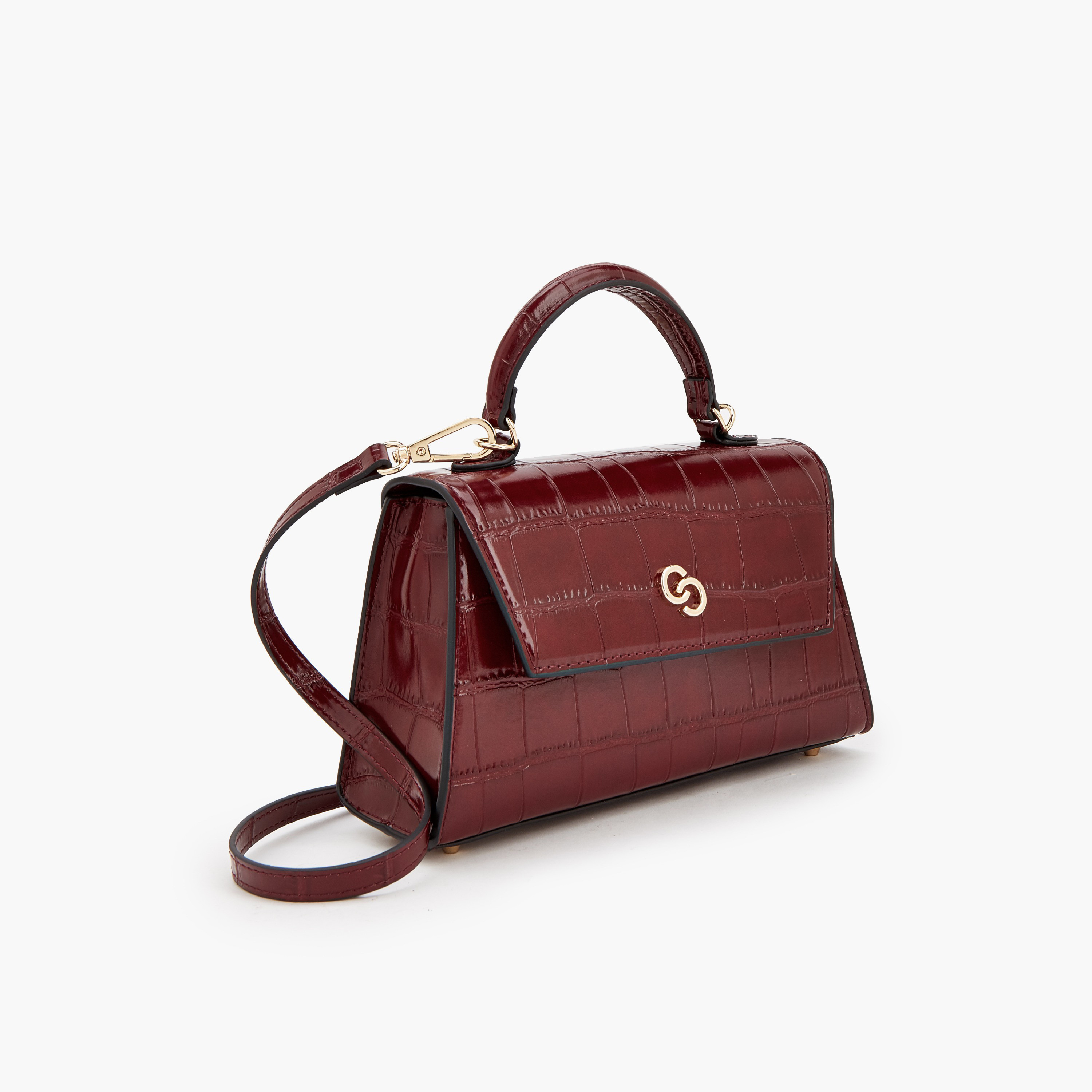 شنطة ساتشيل بارزة الملمس بزر إغلاق من سيليست-women-bagsandwallets-handbags-image-3