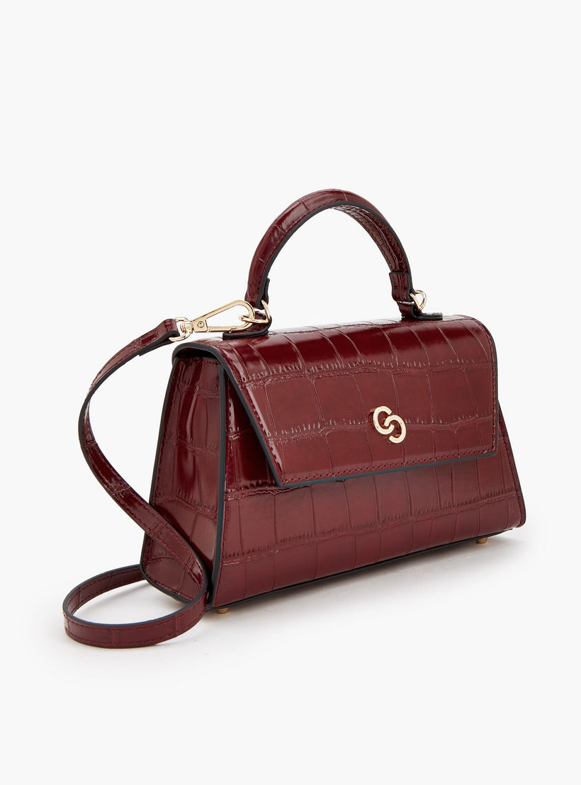 شنطة ساتشيل بارزة الملمس بزر إغلاق من سيليست-women-bagsandwallets-handbags-image-3