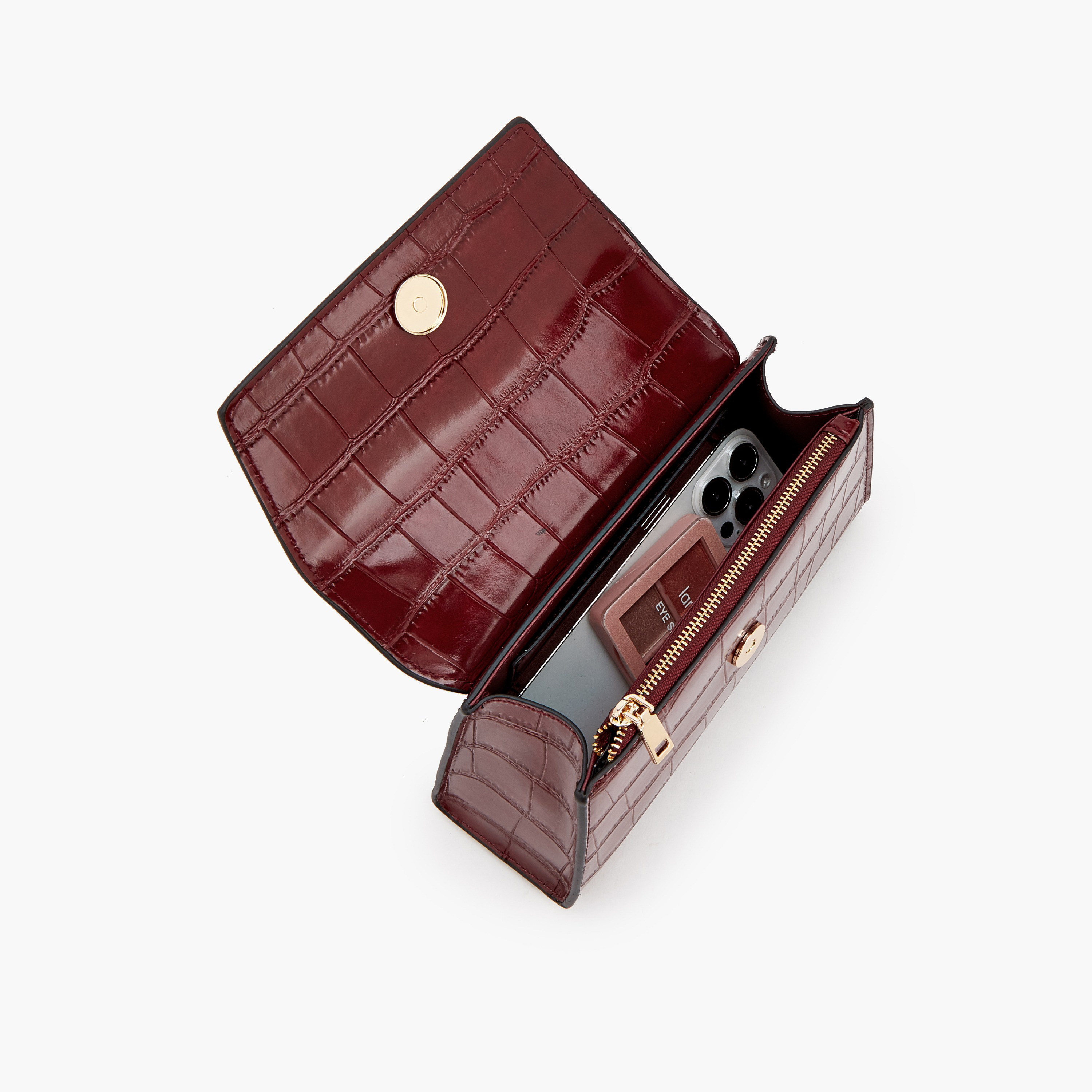 شنطة ساتشيل بارزة الملمس بزر إغلاق من سيليست-women-bagsandwallets-handbags-image-7