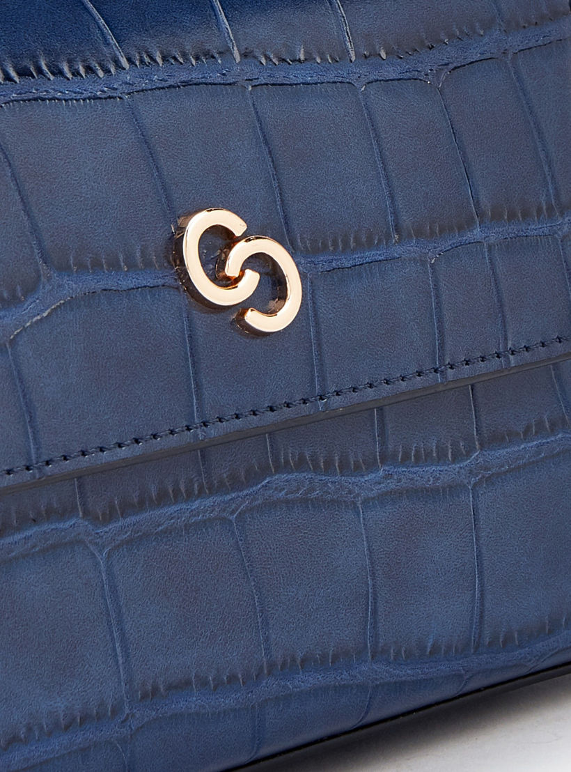 Celeste Textured Satchel Bag with Button Closure-women-bagsandwallets-handbags-image-4