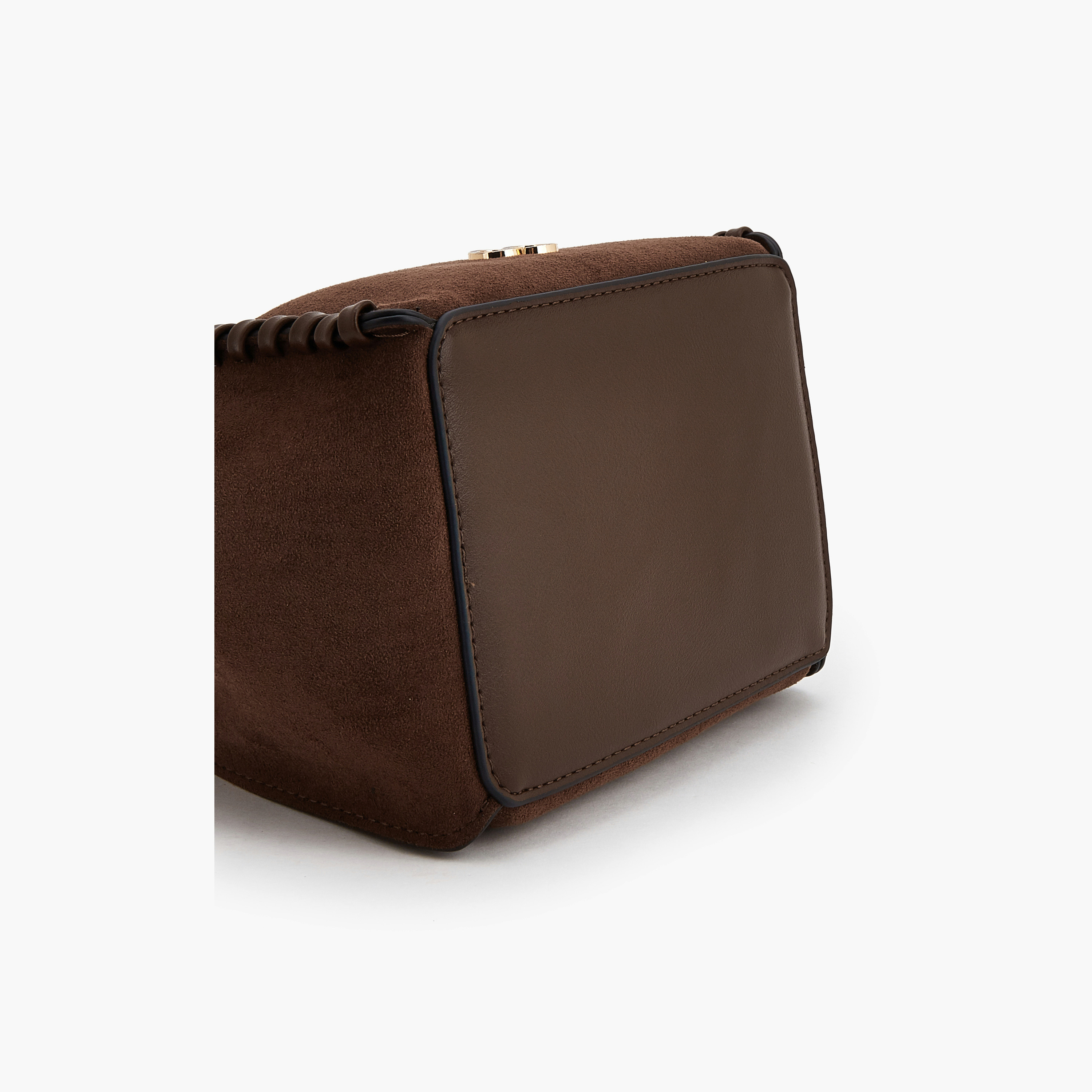 شنطة دلو من الشامواه مع حزام قابل للإزالة من سيليست-women-bagsandwallets-handbags-image-3