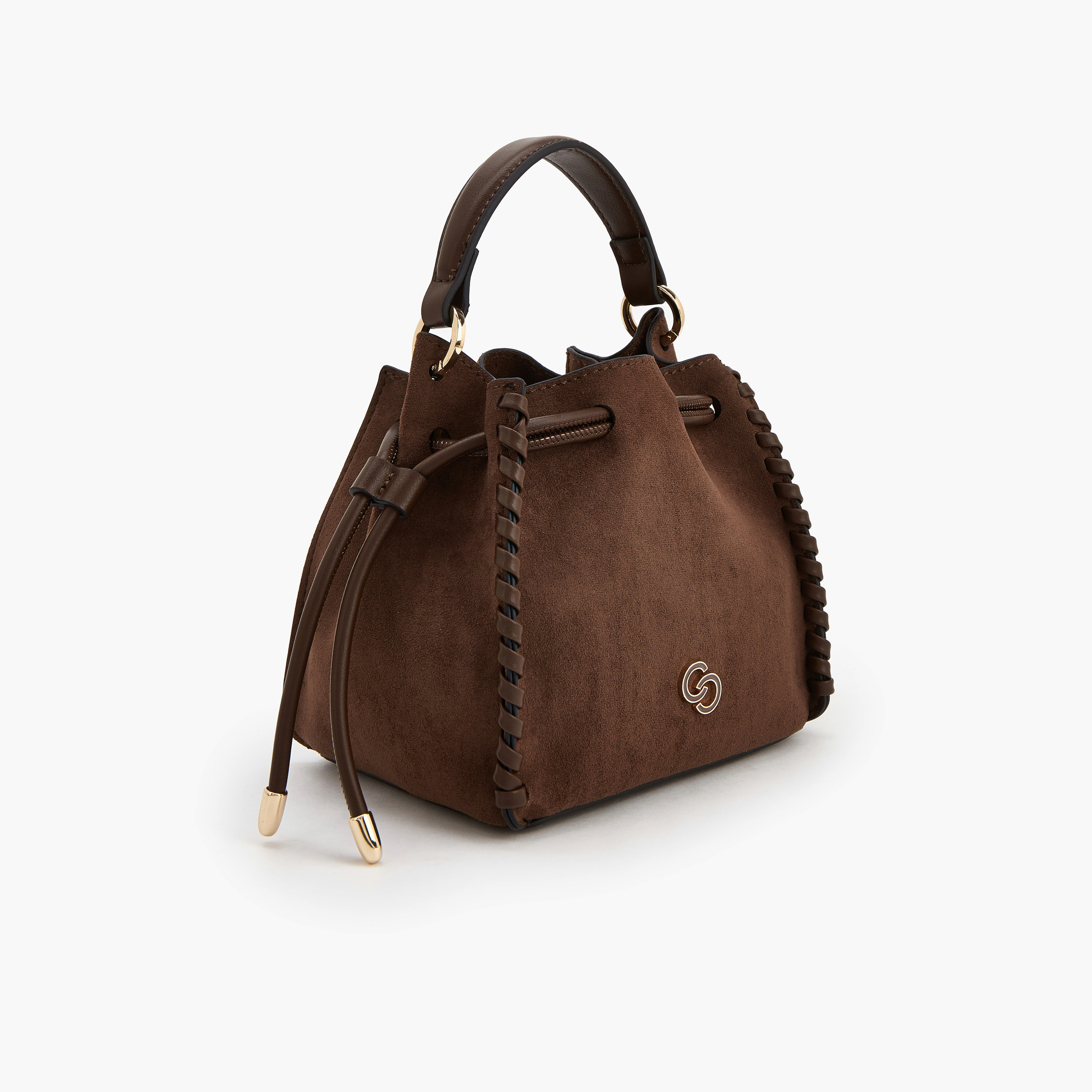 شنطة دلو من الشامواه مع حزام قابل للإزالة من سيليست-women-bagsandwallets-handbags-image-4
