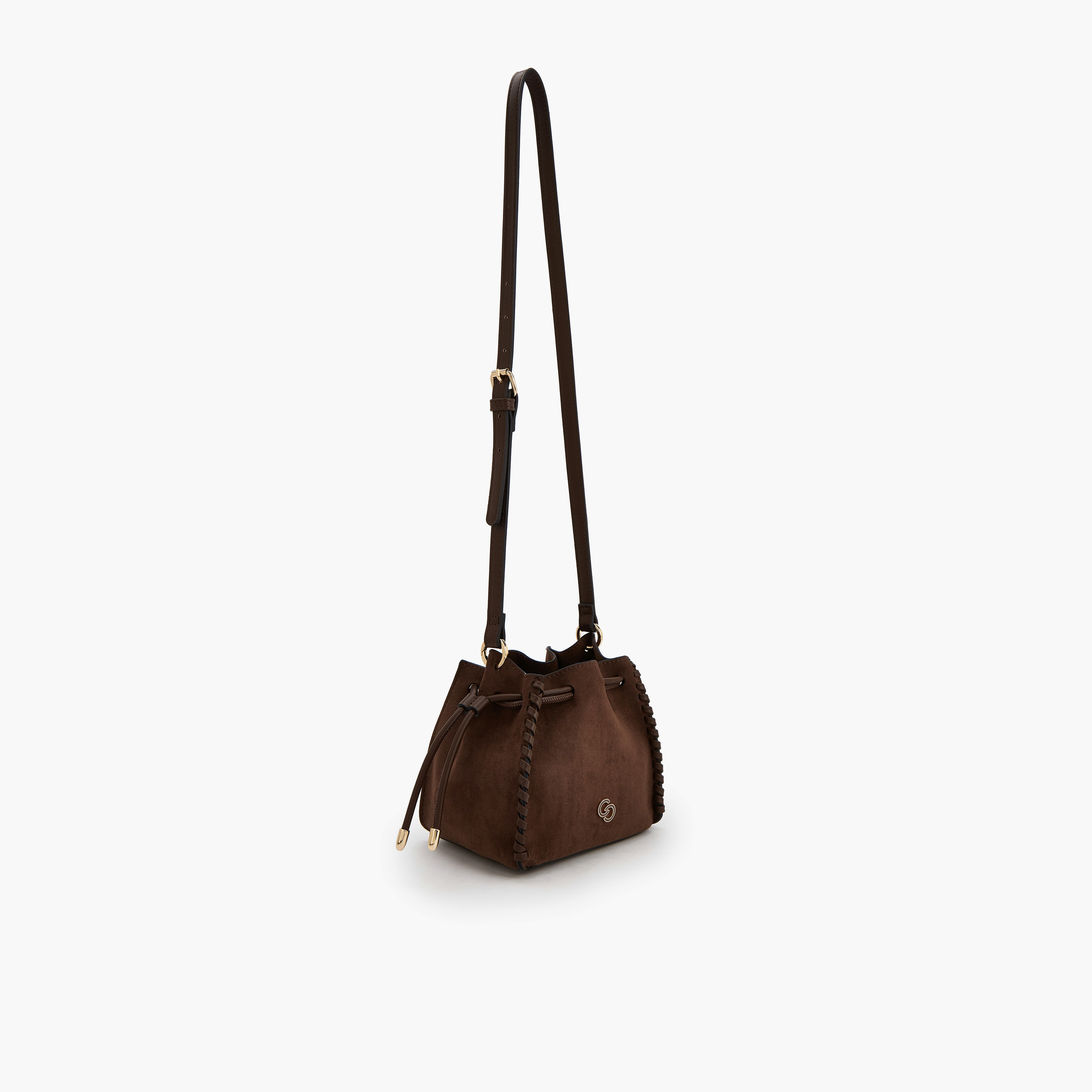 شنطة دلو من الشامواه مع حزام قابل للإزالة من سيليست-women-bagsandwallets-handbags-image-7