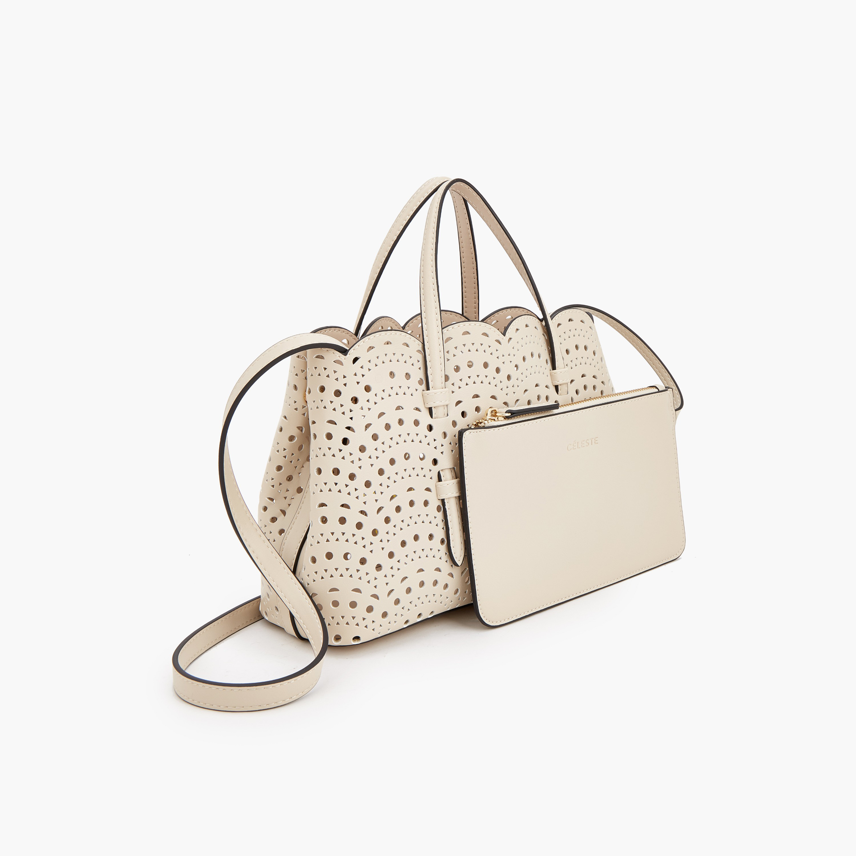 شنطة توت بقص ليزر ومحفظة من سيليست-women-bagsandwallets-handbags-image-3