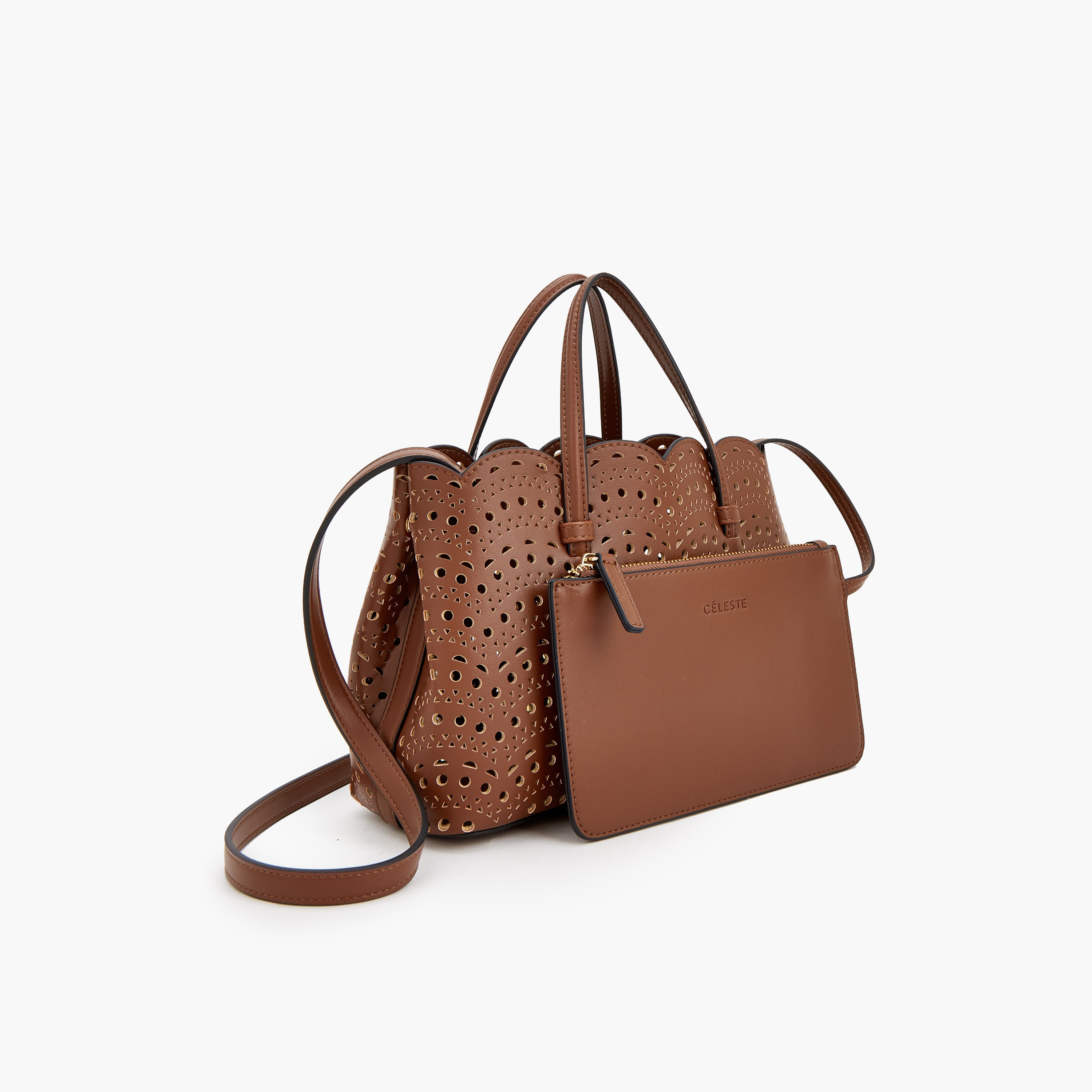 شنطة توت بقص ليزر ومحفظة من سيليست-women-bagsandwallets-handbags-image-3