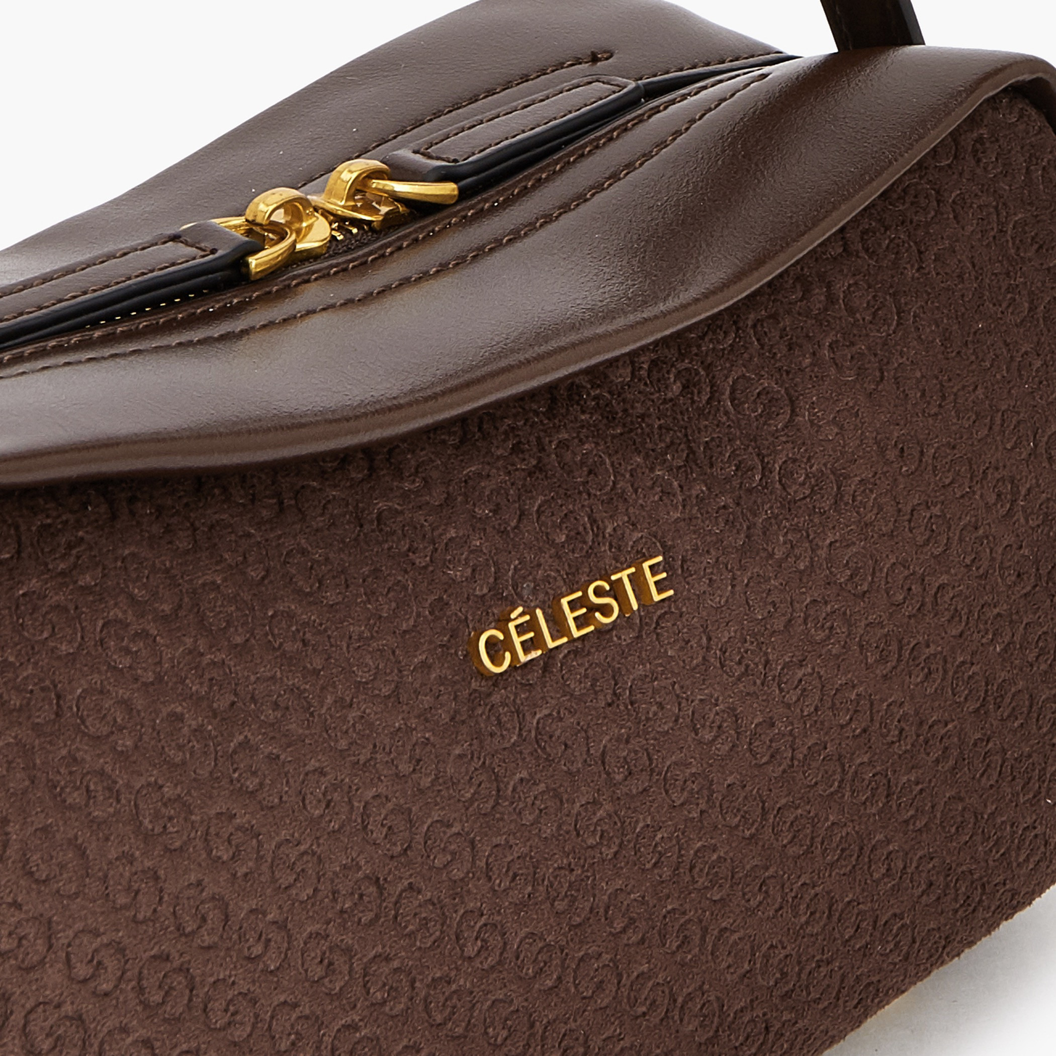 شنطة كروس بودي مونوجرام بحزام قابل للتعديل من سيليست-women-bagsandwallets-handbags-image-3