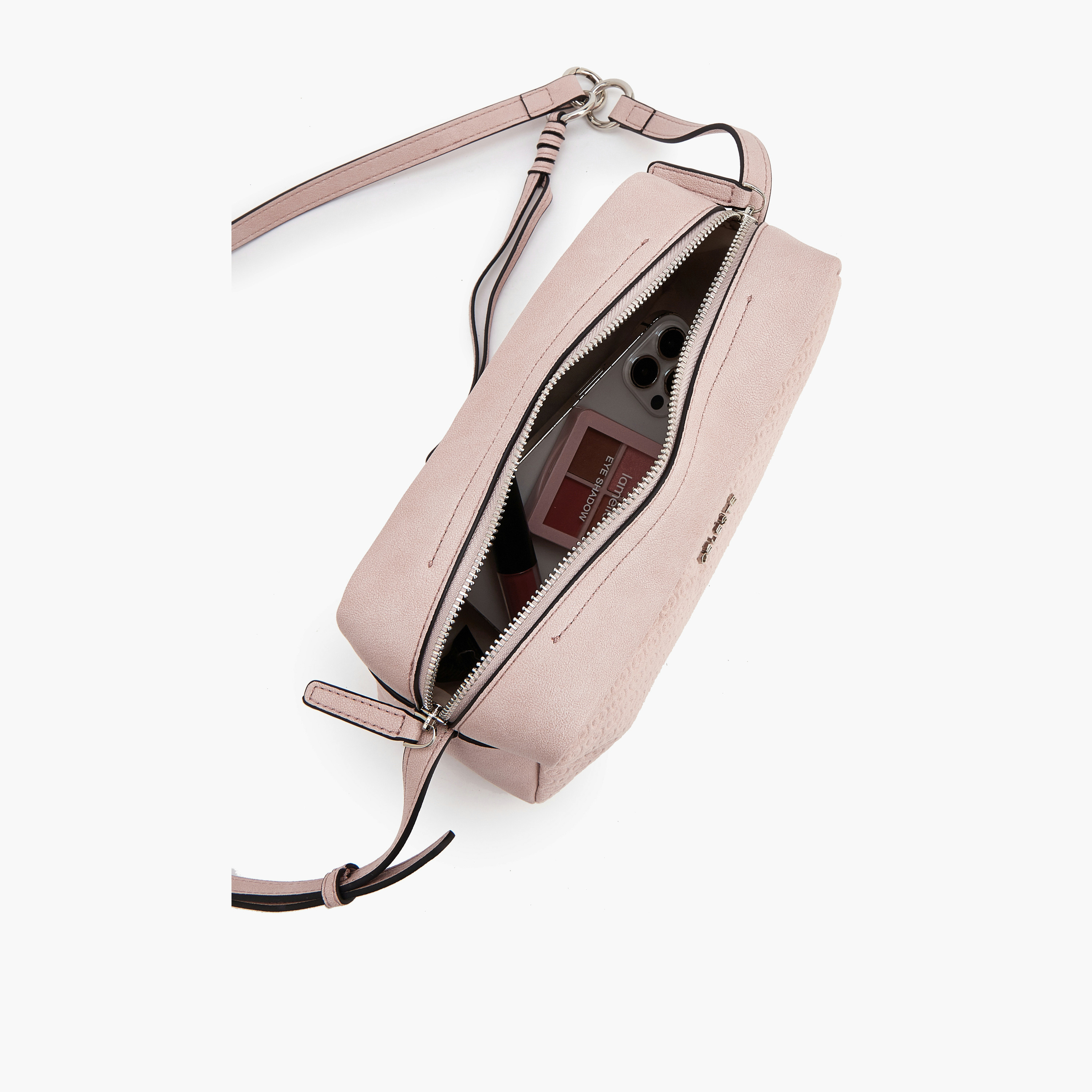 شنطة كروس بودي مونوجرام بحزام قابل للتعديل من سيليست-women-bagsandwallets-handbags-image-7