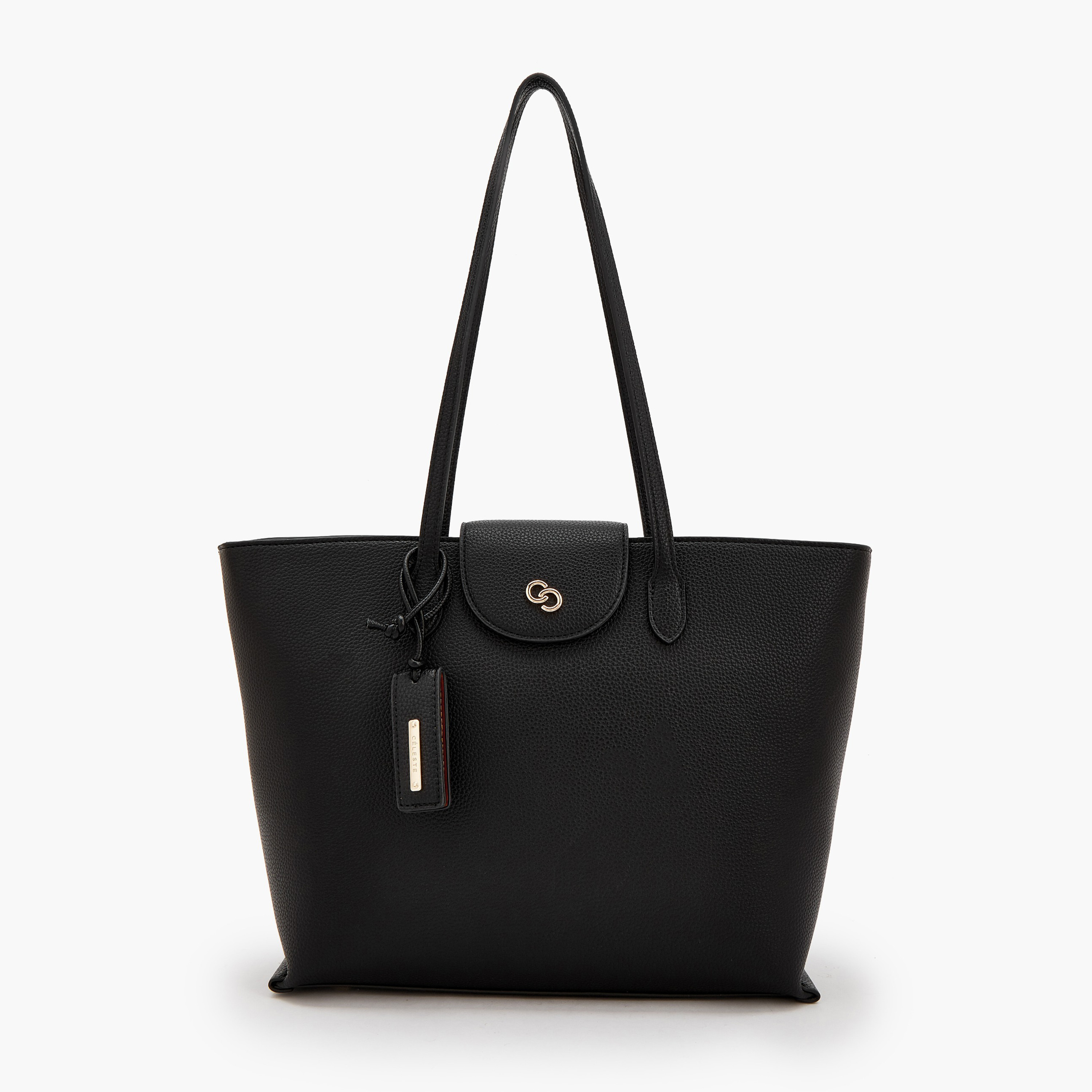 شنطة توت بارزة الملمس بسحاب إغلاق من سيليست-women-bagsandwallets-handbags-image-1