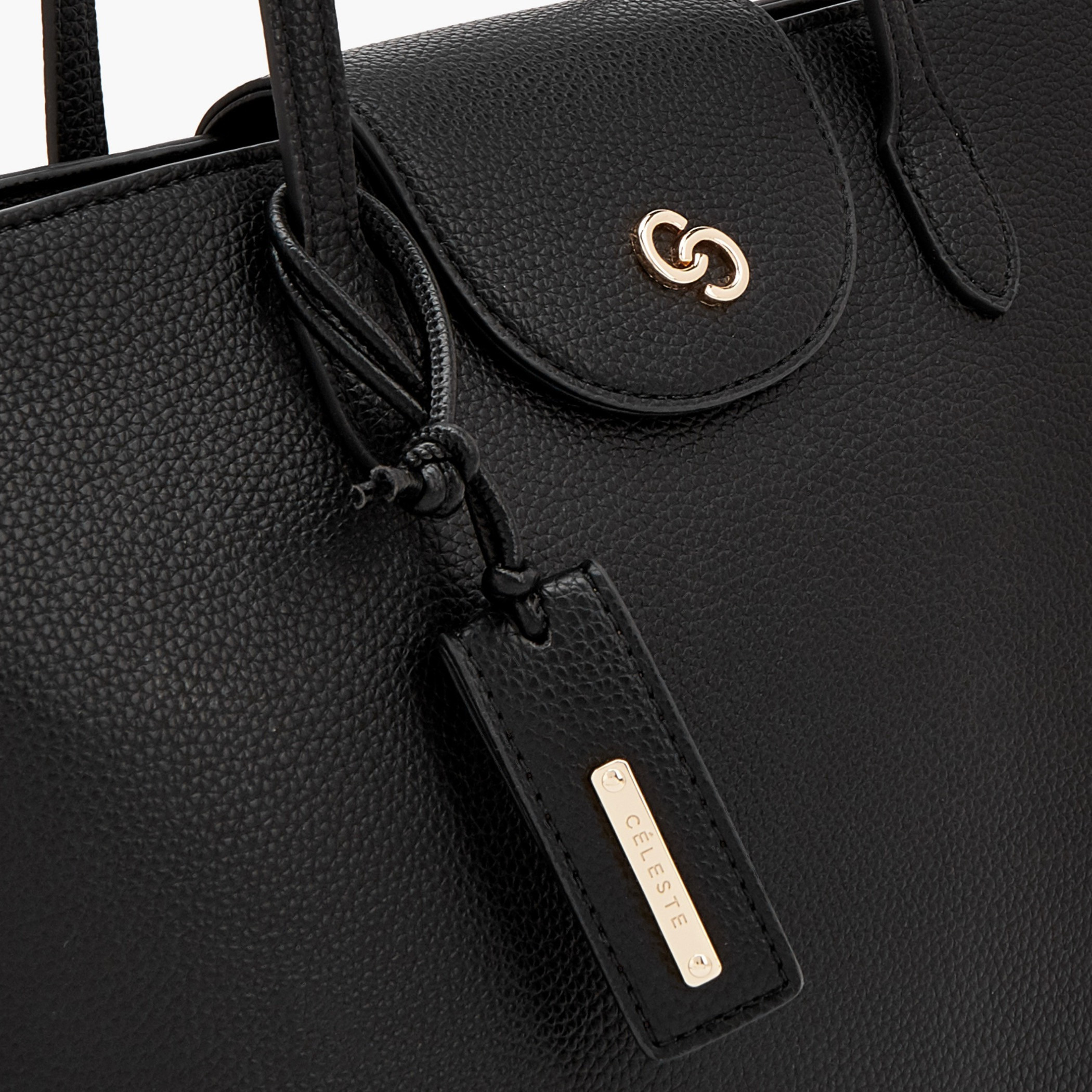 شنطة توت بارزة الملمس بسحاب إغلاق من سيليست-women-bagsandwallets-handbags-image-2
