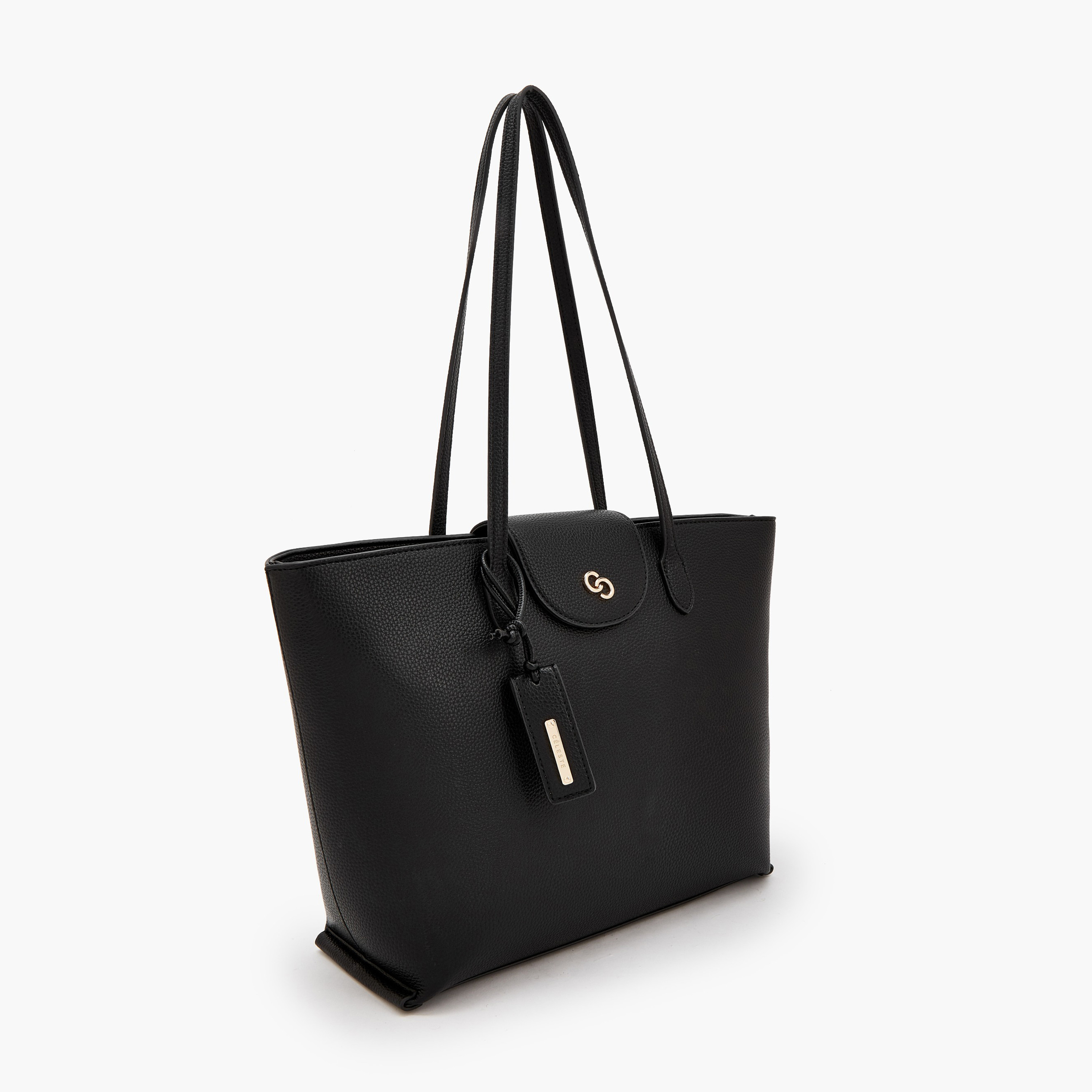 شنطة توت بارزة الملمس بسحاب إغلاق من سيليست-women-bagsandwallets-handbags-image-3