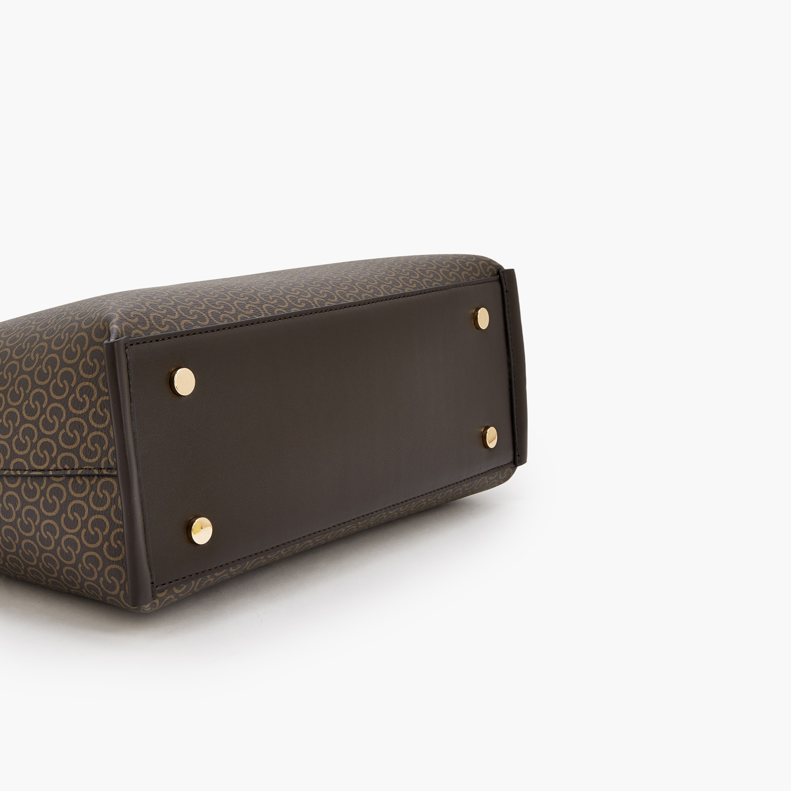 حقيبة توت بطبعات مونوجرام وسحاب إغلاق من سيليست-women-bagsandwallets-handbags-image-6