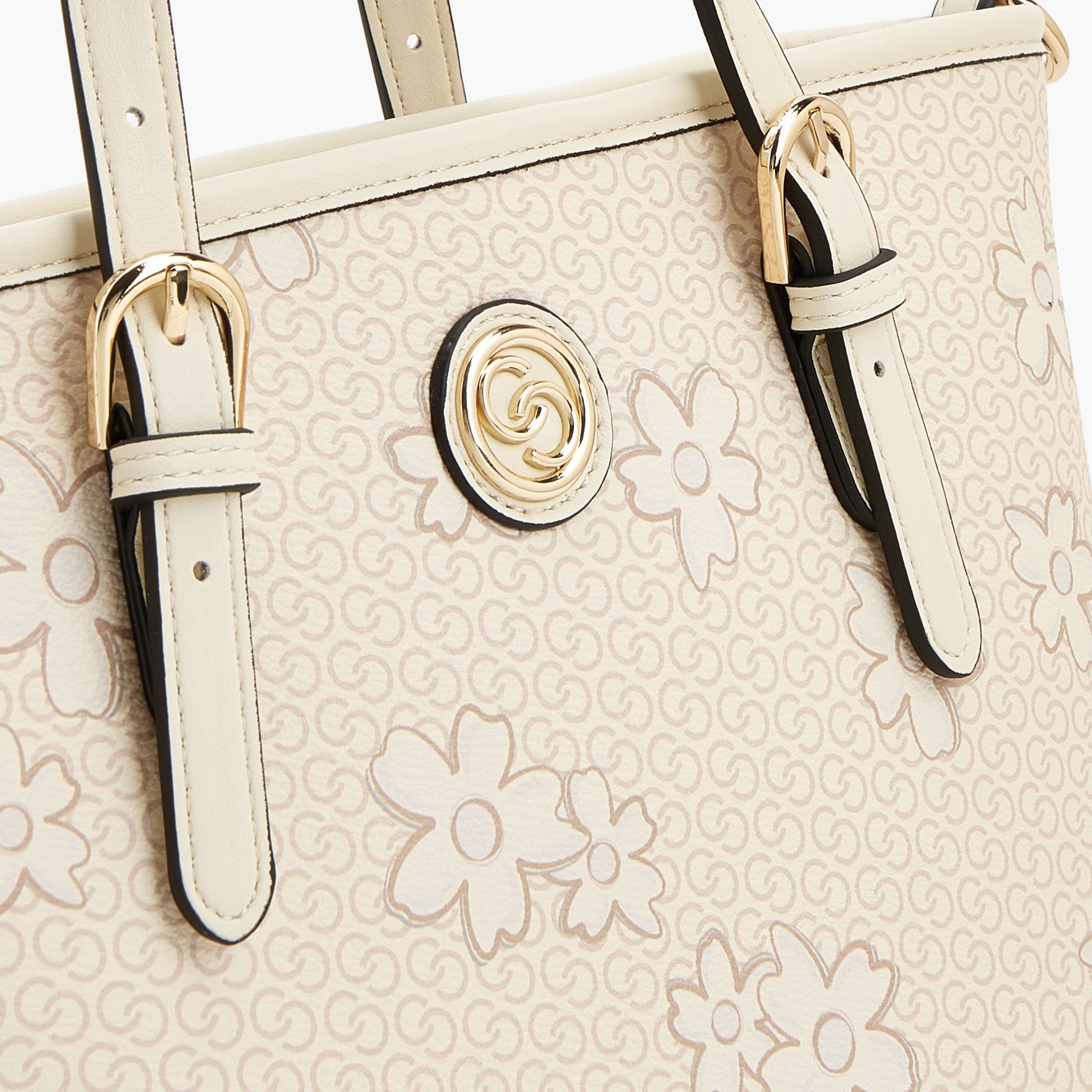 Celeste Floral Print Tote Bag with Zip Closure-women-bagsandwallets-handbags-image-3