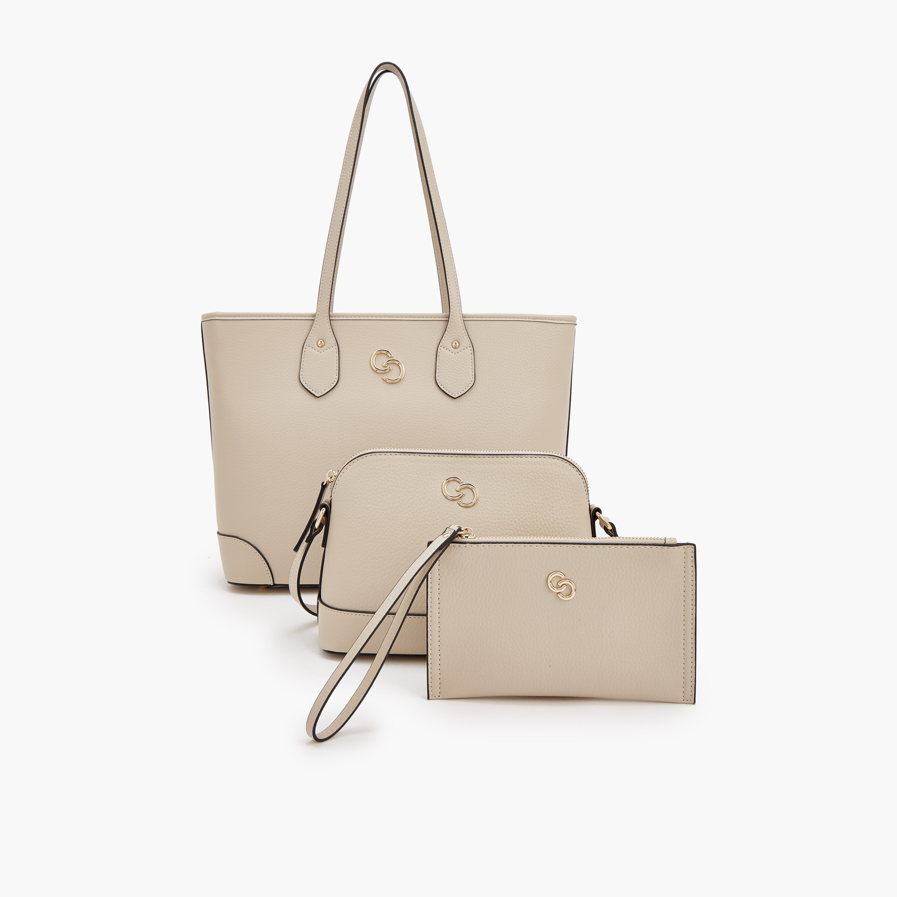 Celeste Solid Tote Bag with Crossbody Bag and Pouch-women-bagsandwallets-handbags-image-1