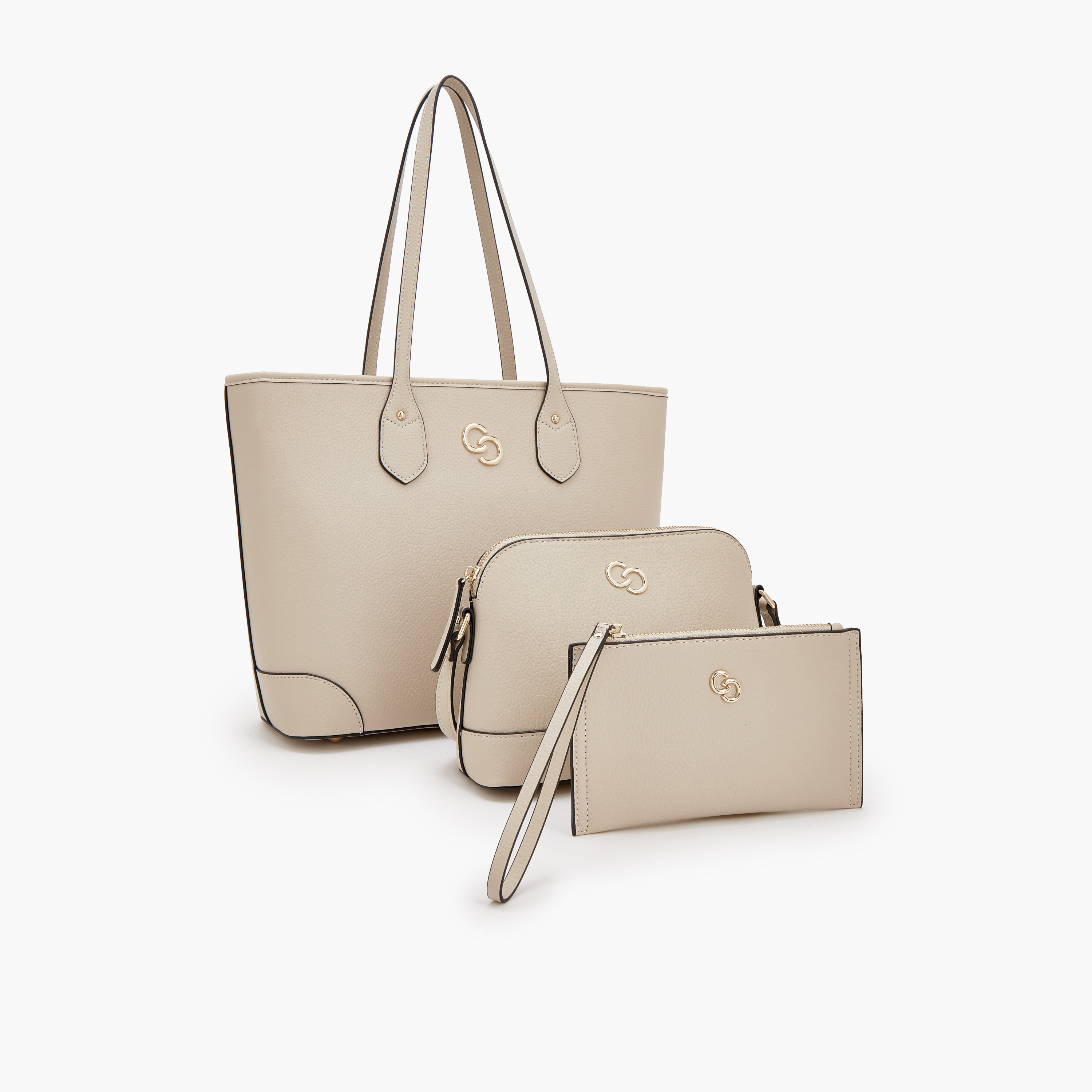 Celeste Solid Tote Bag with Crossbody Bag and Pouch-women-bagsandwallets-handbags-image-2
