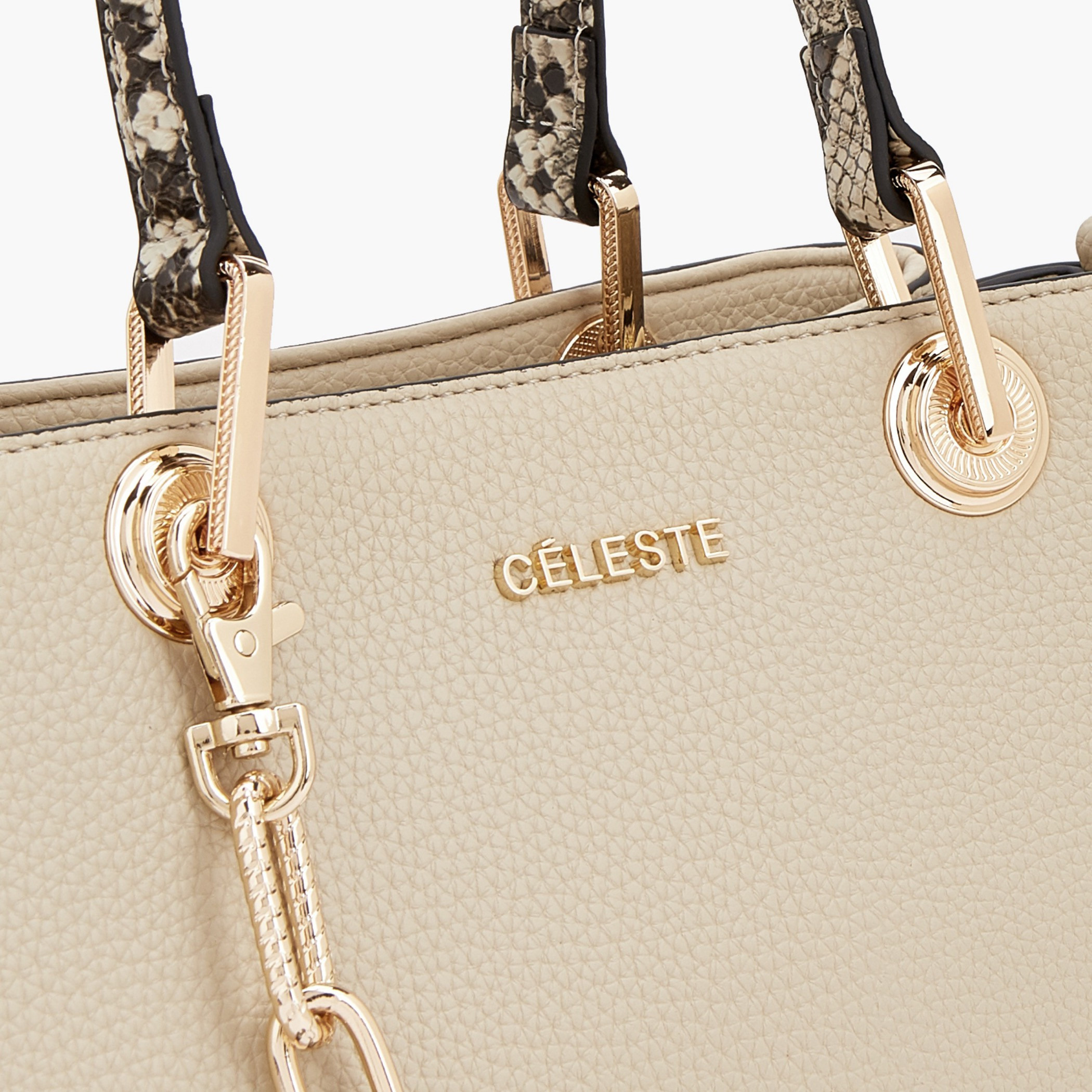 شنطة توتي سادة بحزام قابل للفصل وسحاب إغلاق من سيليست-women-bagsandwallets-handbags-image-4