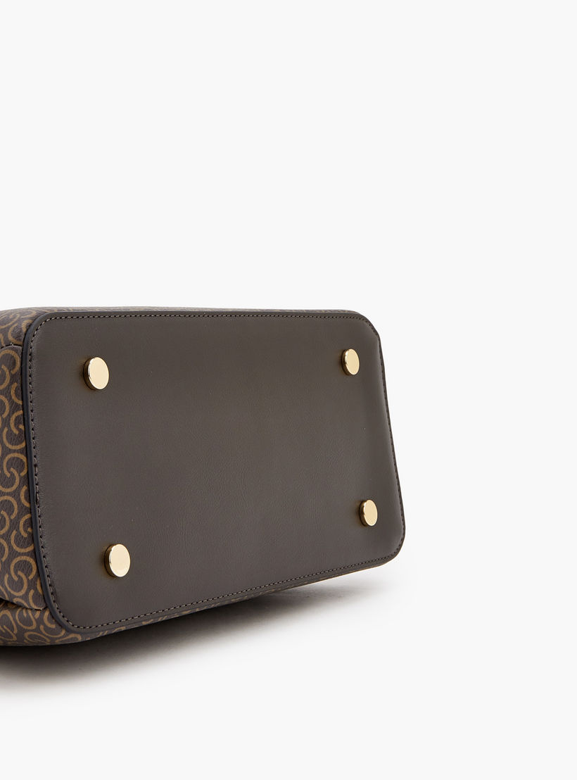 شنطة توت بطبعات مونوجرام وحزام قابل للفصل من سيليست-women-bagsandwallets-handbags-image-6