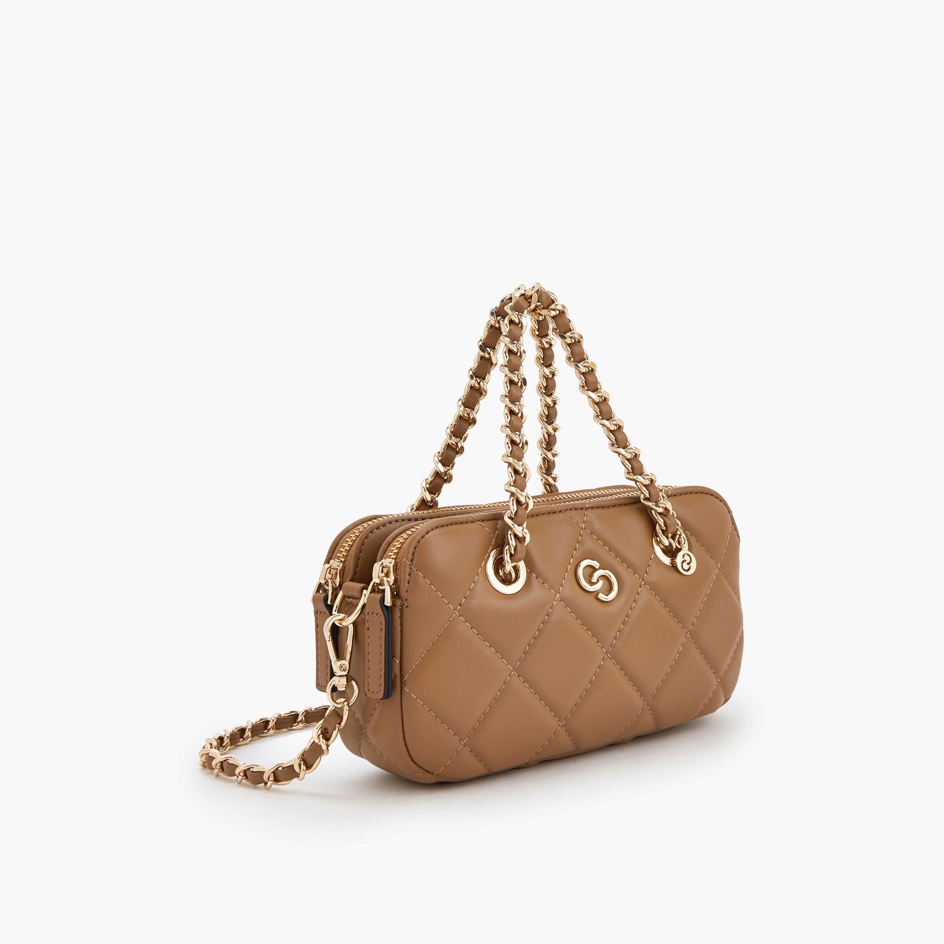 شنطة كروسبودي شمواه مبطنة بحزام سلسلة من سيليست-women-bagsandwallets-handbags-image-3