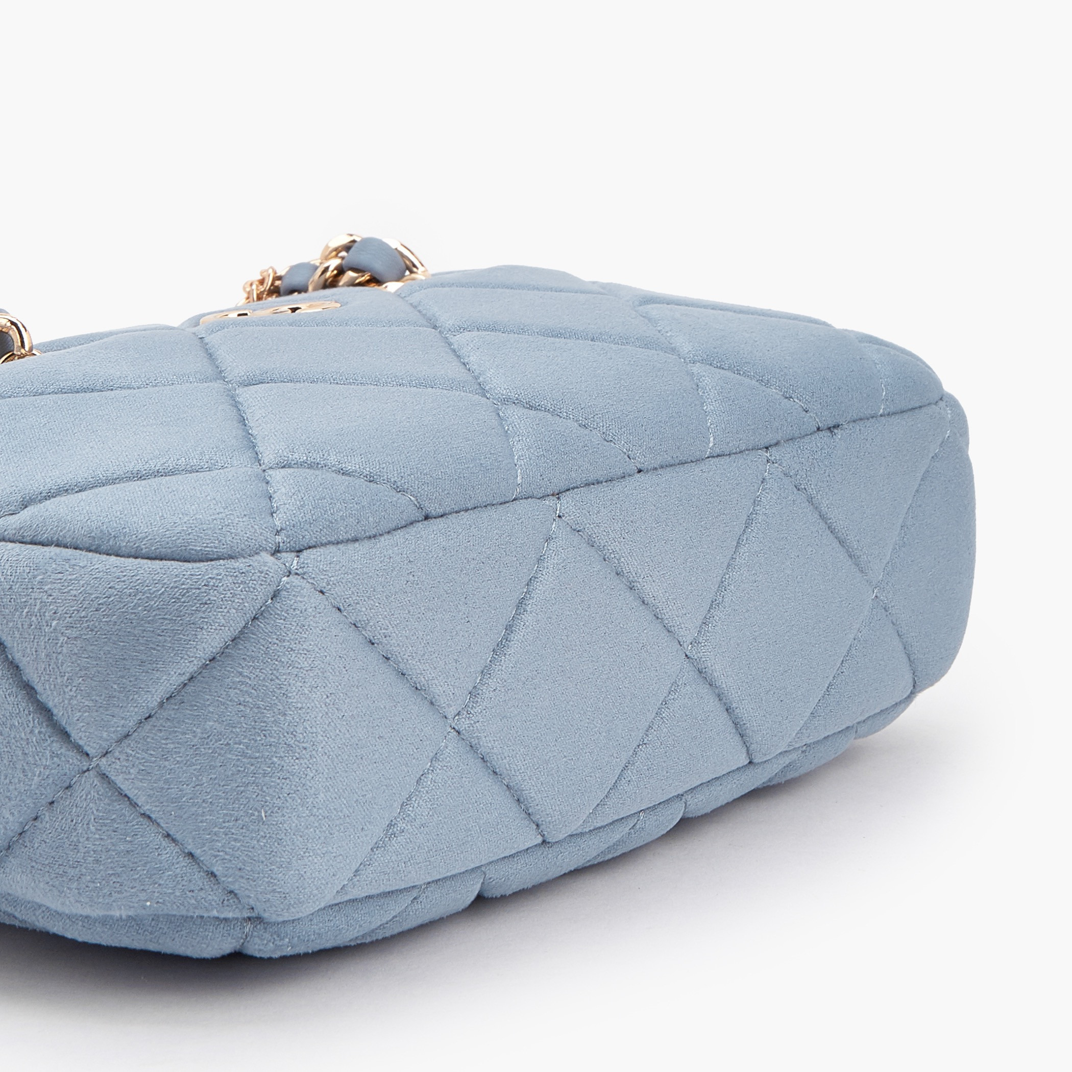 Celeste Quilted Suede Crossbody Bag with Chain Strap-women-bagsandwallets-handbags-image-6