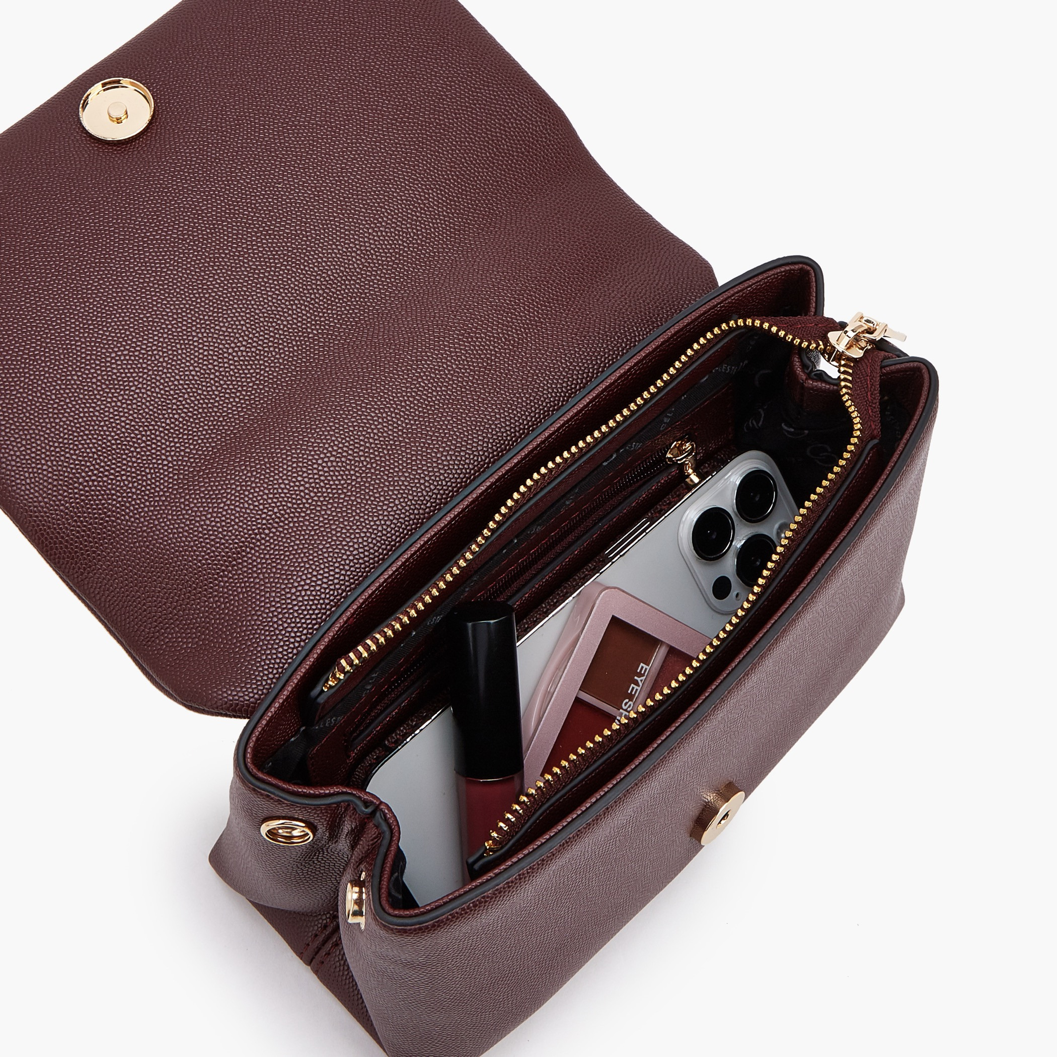 شنطة كروس بودي بحزام قابل للفصل وتزيينات سلسلة من سيليست-women-bagsandwallets-handbags-image-7