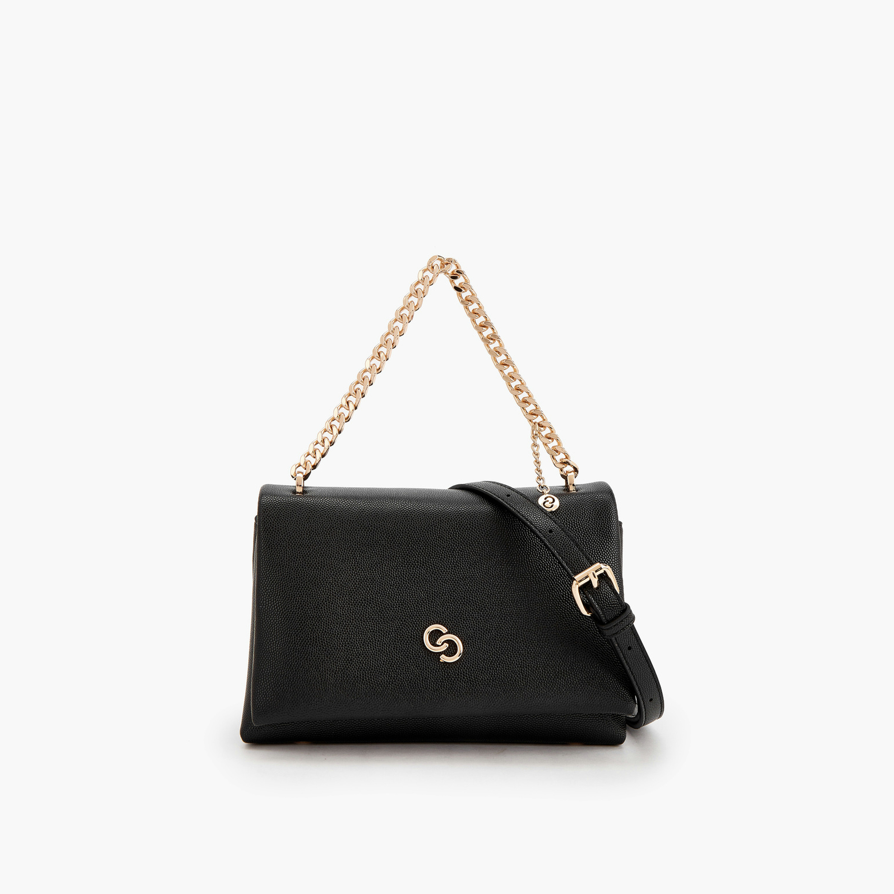 شنطة كروس بودي بحزام قابل للفصل وتزيينات سلسلة من سيليست-women-bagsandwallets-handbags-image-1