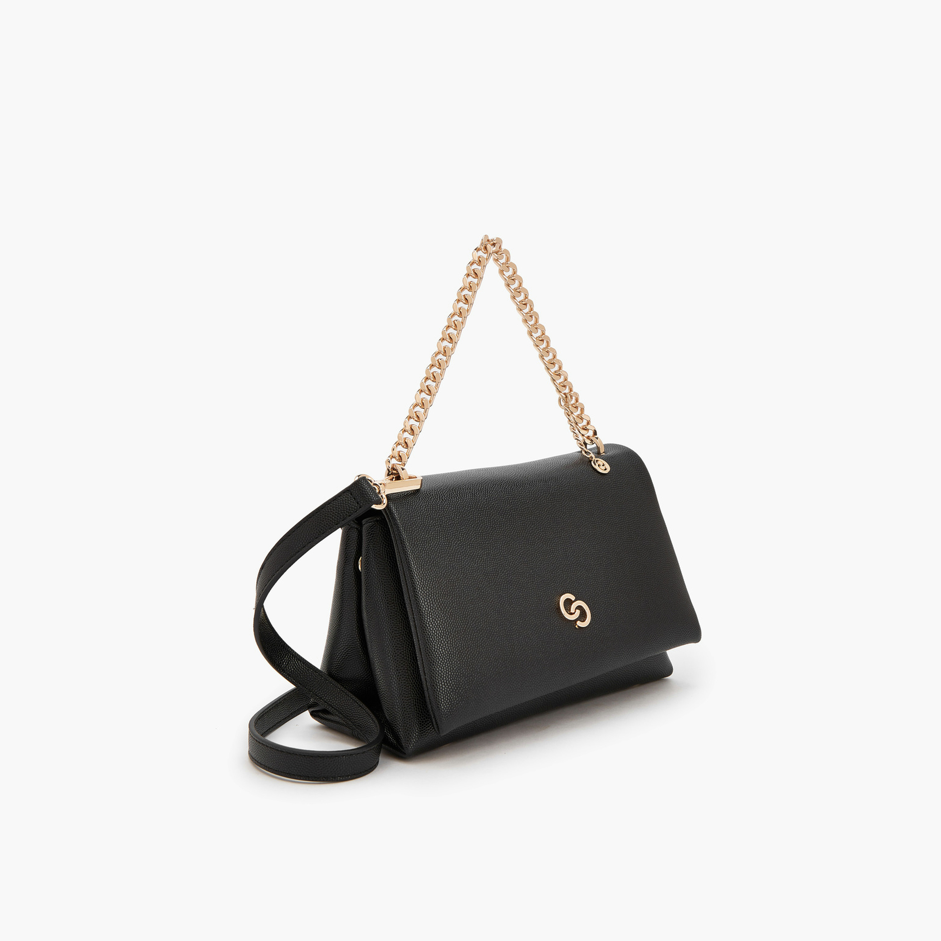 شنطة كروس بودي بحزام قابل للفصل وتزيينات سلسلة من سيليست-women-bagsandwallets-handbags-image-3