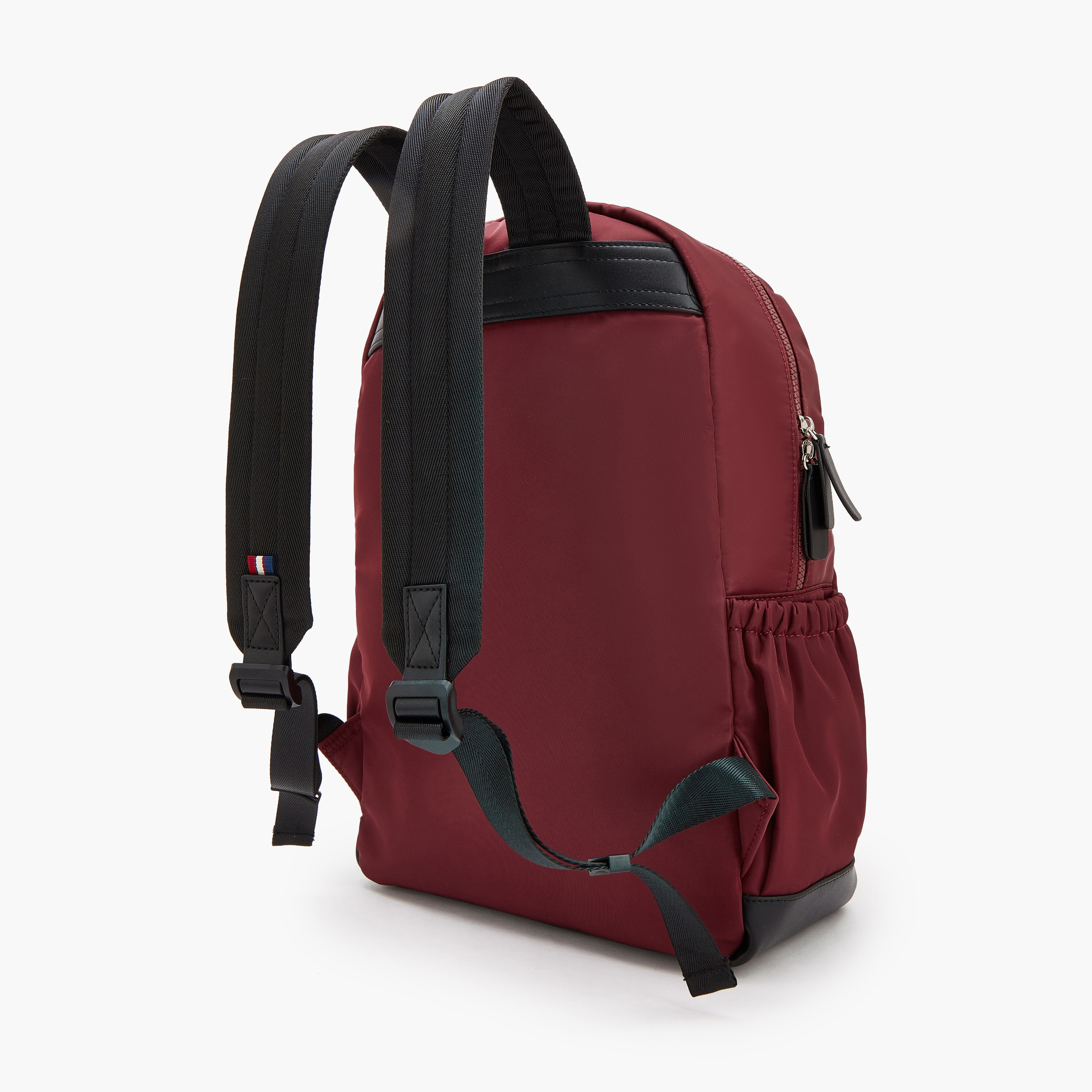 Lee Cooper Logo Print Backpack with Padded Straps-women-bagsandwallets-backpacks-image-5