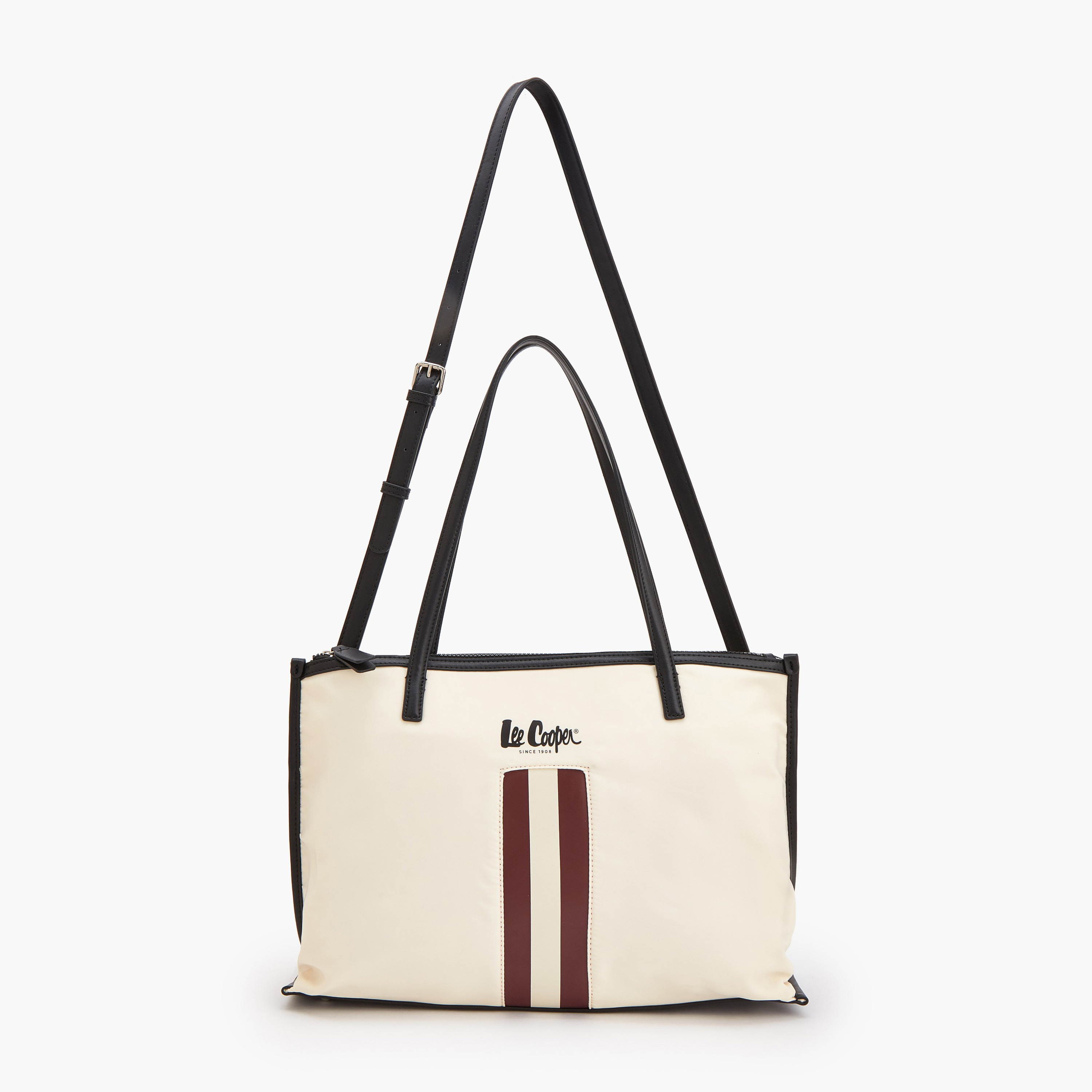 شنطة توتي بمقبض مزدوج وطبعات الشعار من لي كوبر-women-bagsandwallets-handbags-image-2