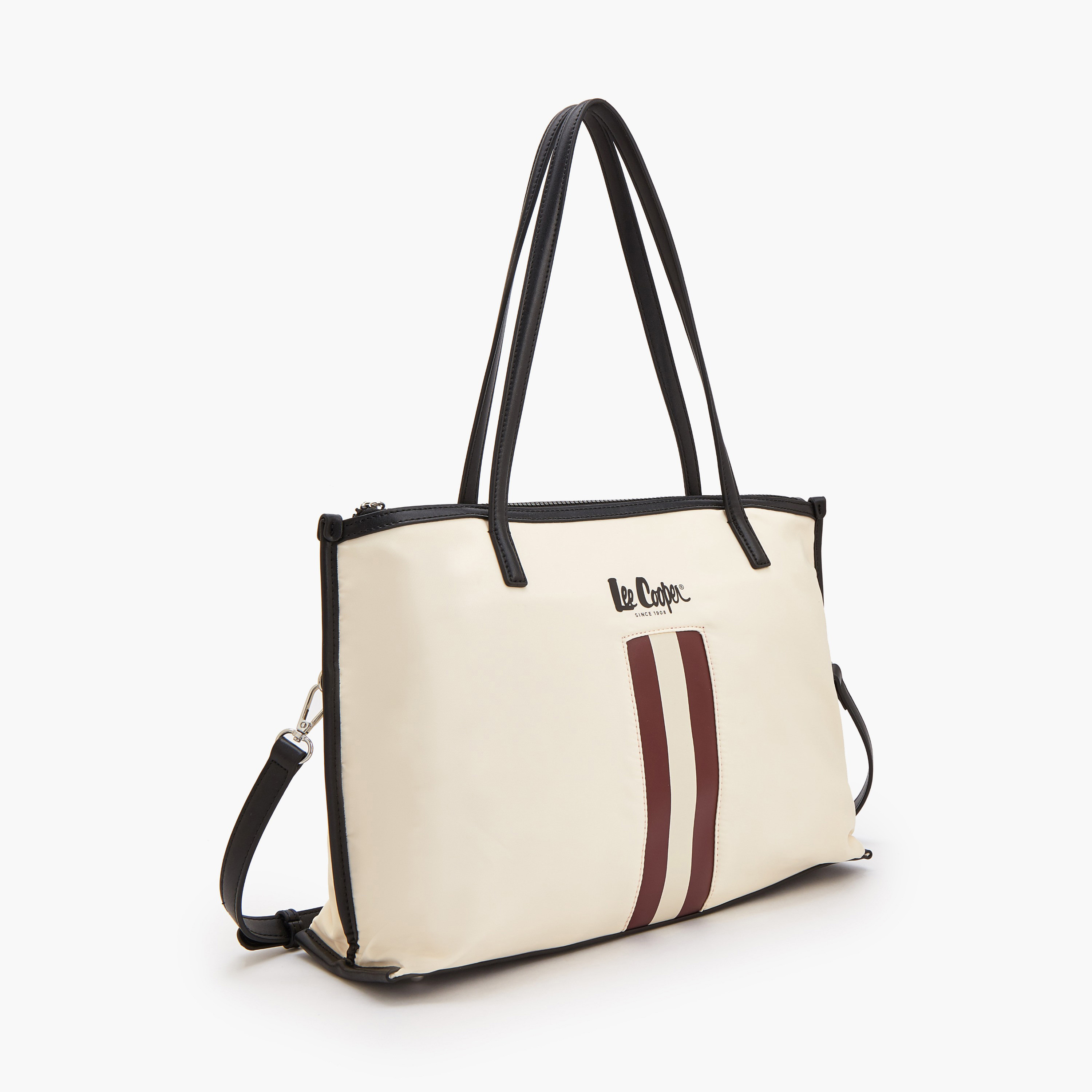 شنطة توتي بمقبض مزدوج وطبعات الشعار من لي كوبر-women-bagsandwallets-handbags-image-4